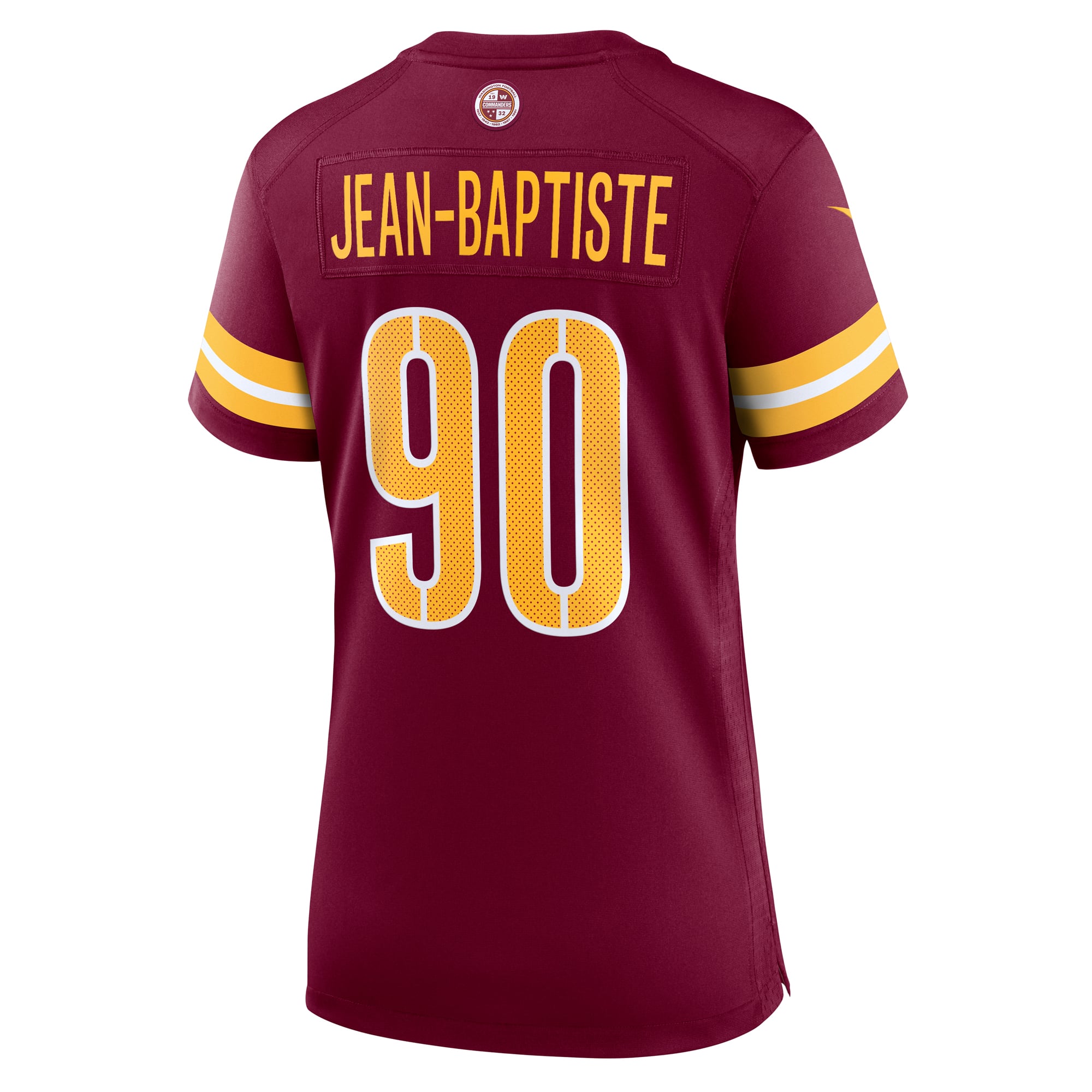 Javontae Jean-Baptiste Washington Commanders Women's Team Game Jersey - Burgundy - Image 4