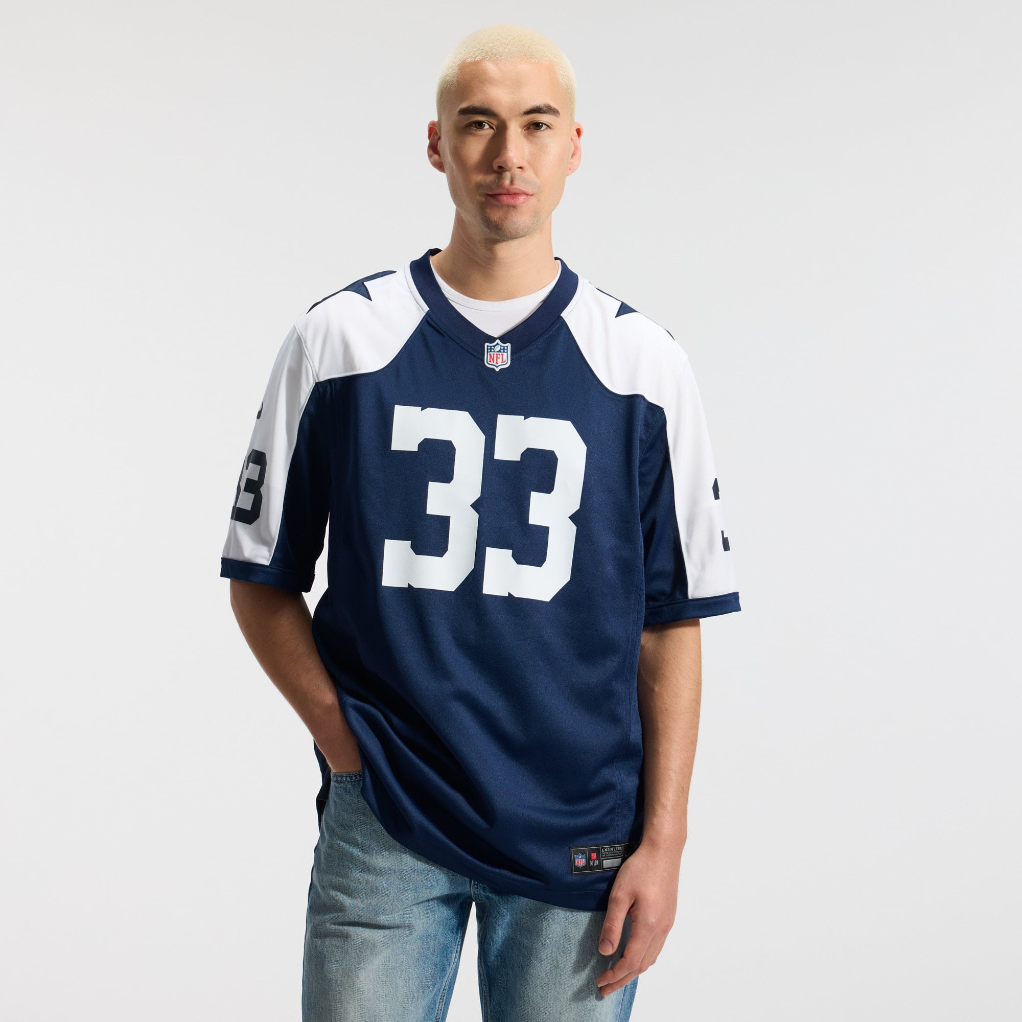 Javonte Williams Dallas Cowboys Game Jersey - Navy - Image 4