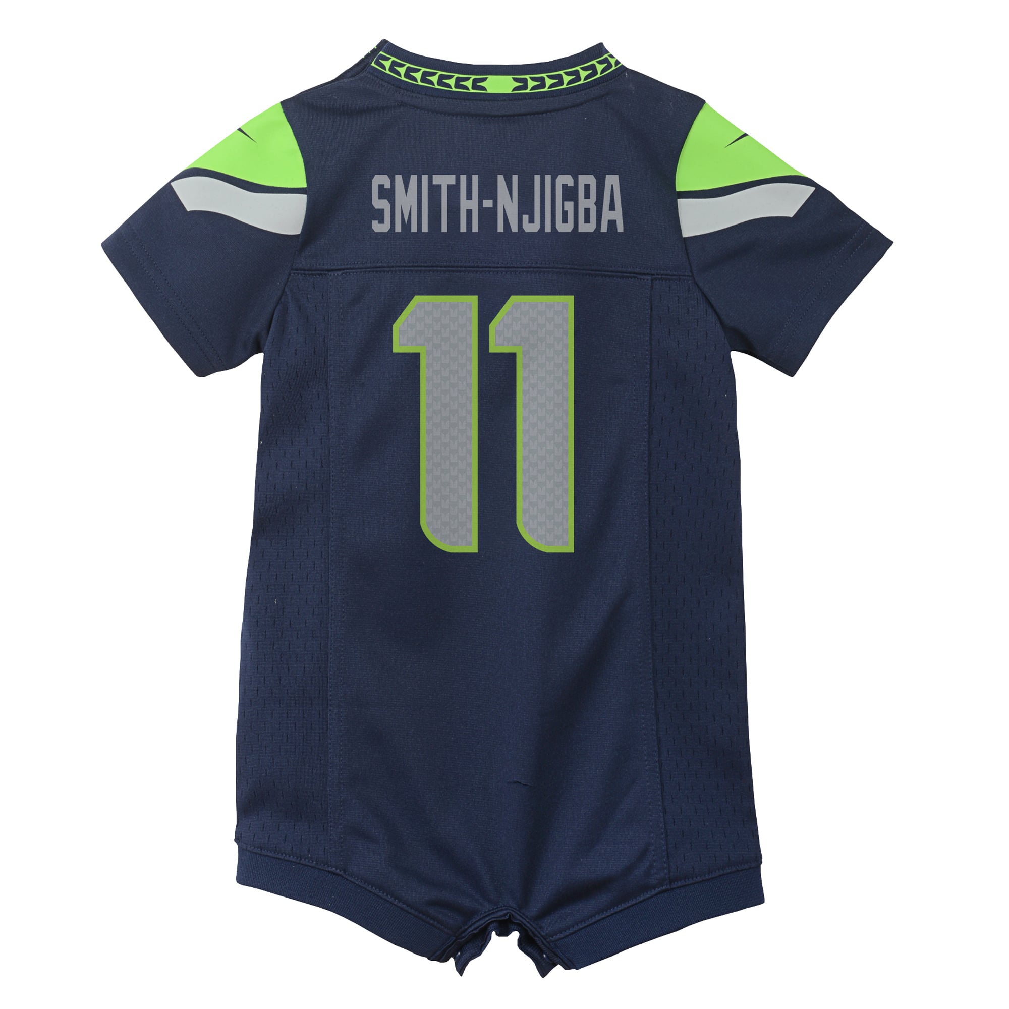 Jaxon Smith-Njigba Seattle Seahawks Newborn Romper Game Jersey - Navy - Image 4