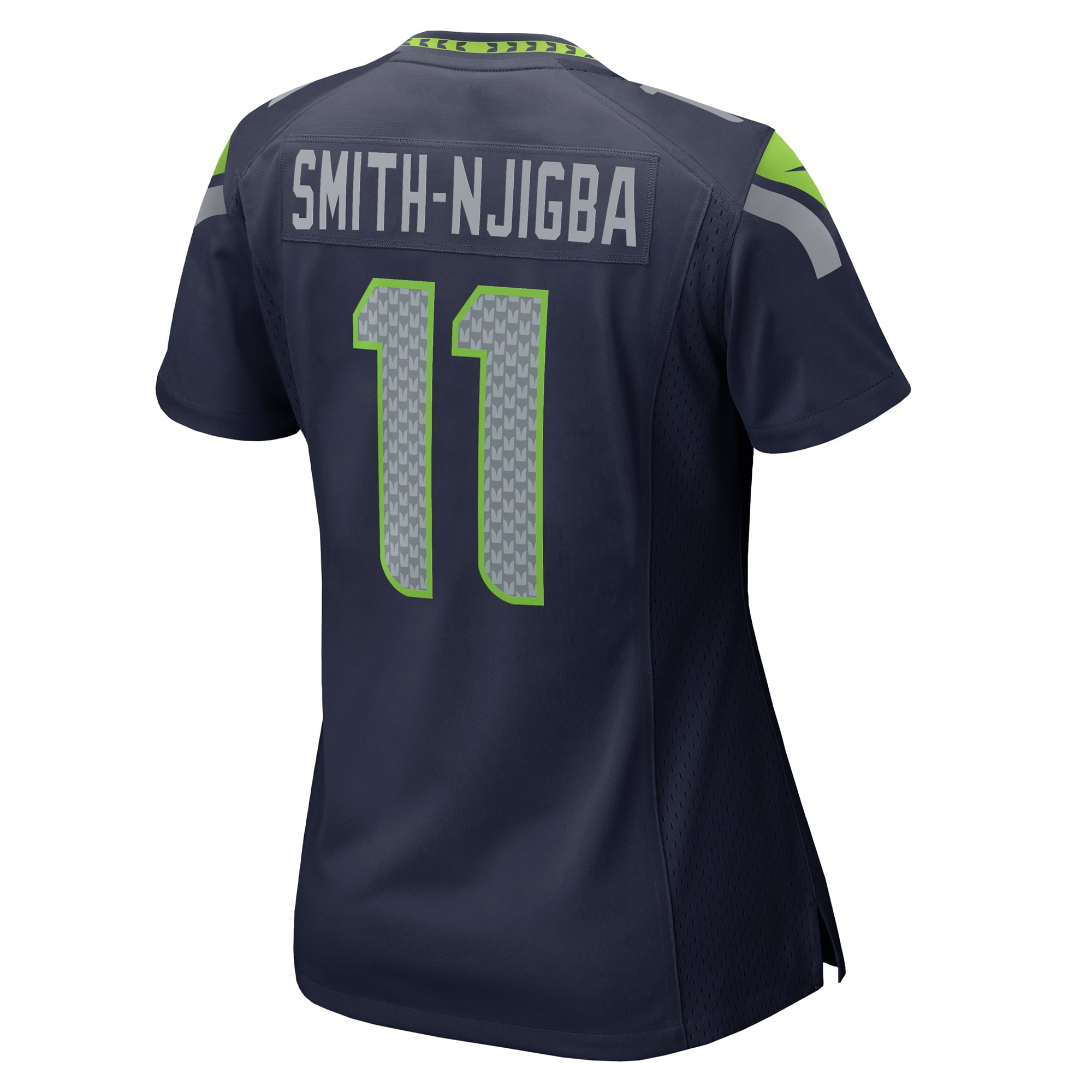 Jaxon Smith-Njigba Seattle Seahawks Women's Throwback Player Game Jersey - College Navy - Image 4