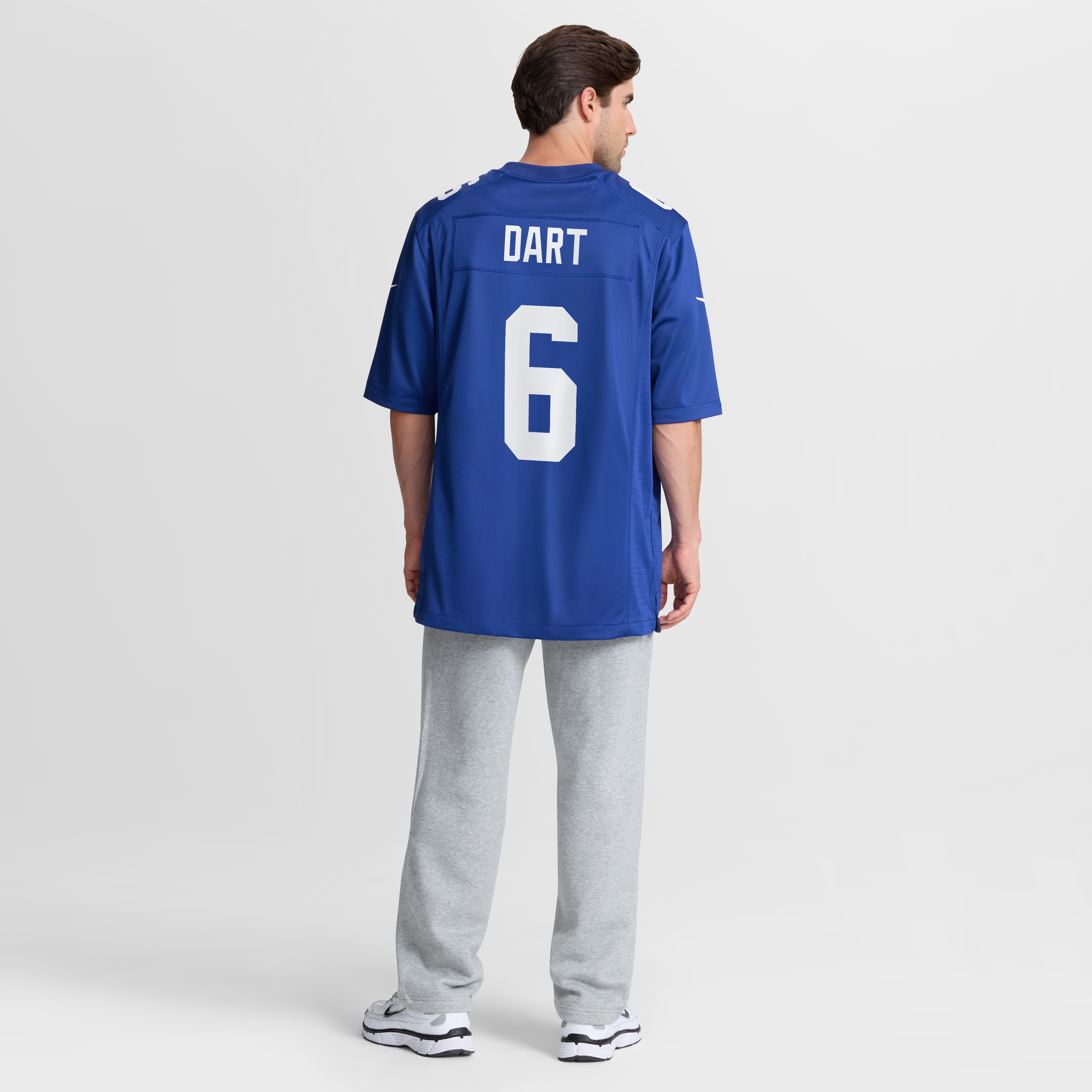 Jaxson Dart New York Giants Team Game Jersey - Royal - Image 9