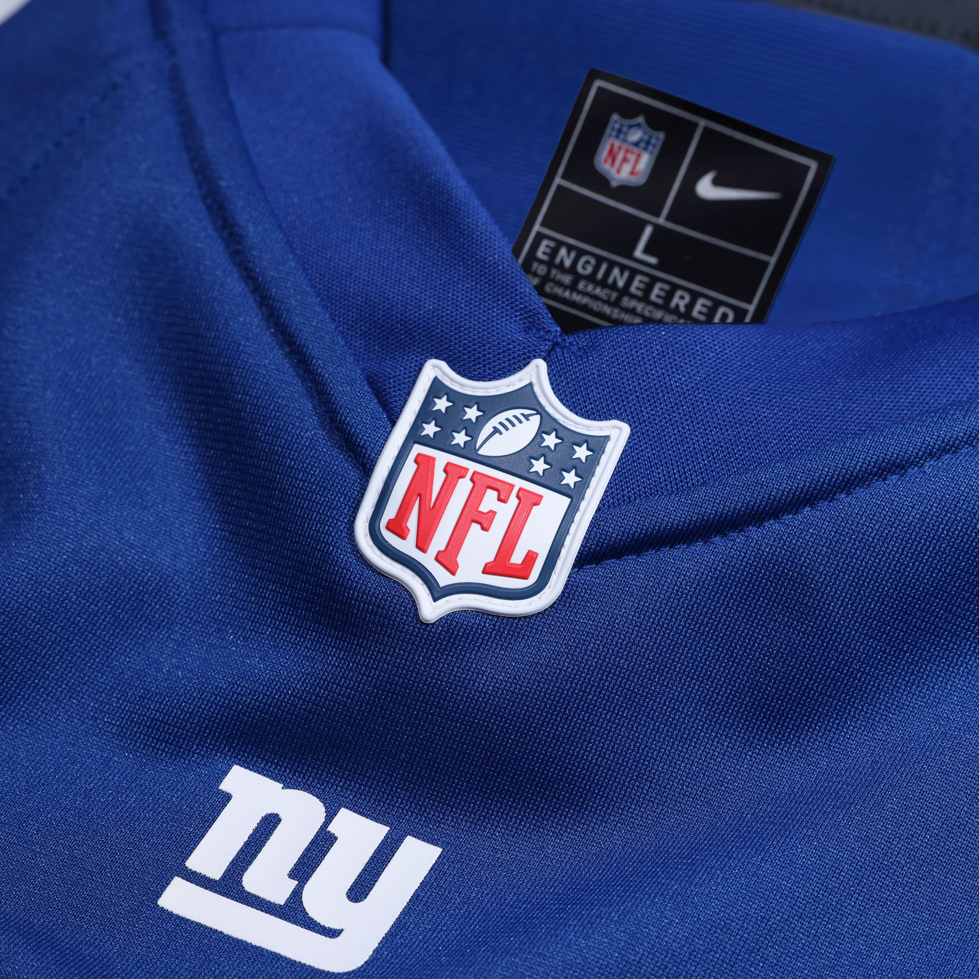 Jaxson Dart New York Giants Team Game Jersey - Royal - Image 5