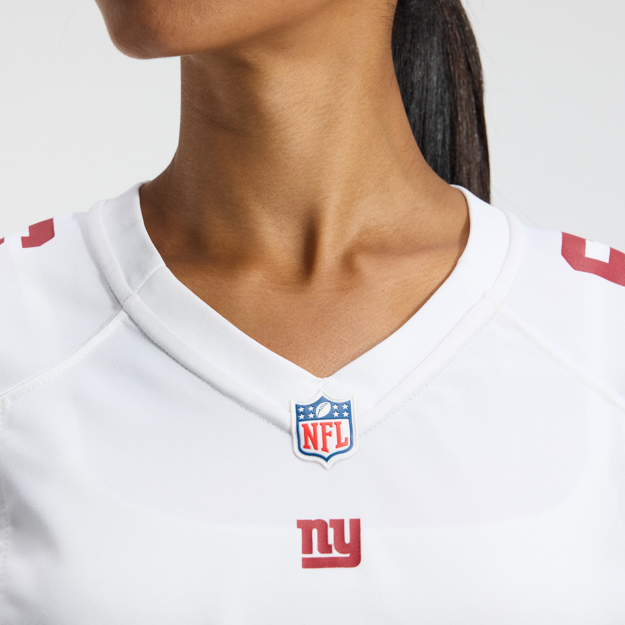 Jaxson Dart New York Giants Women's Game Jersey - White - White - Image 10