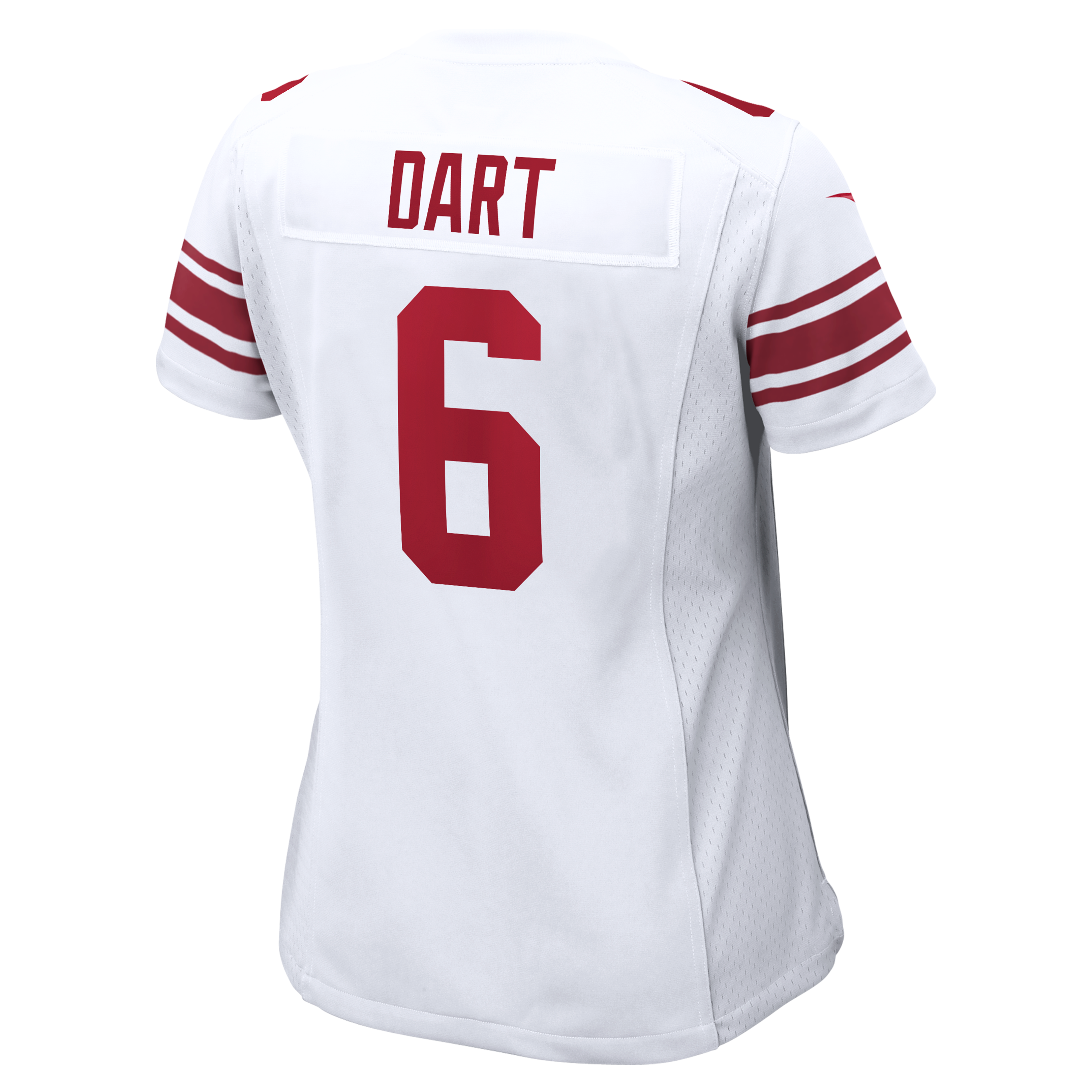 Jaxson Dart New York Giants Women's Game Jersey - White - White - Image 9