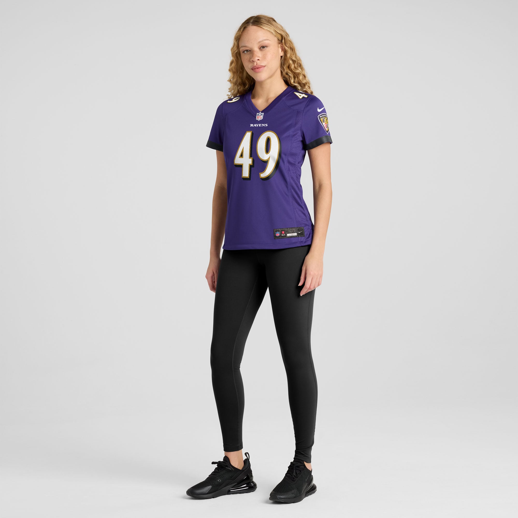 Jay Higgins IV Baltimore Ravens Women's Team Game Jersey - Purple - Image 5