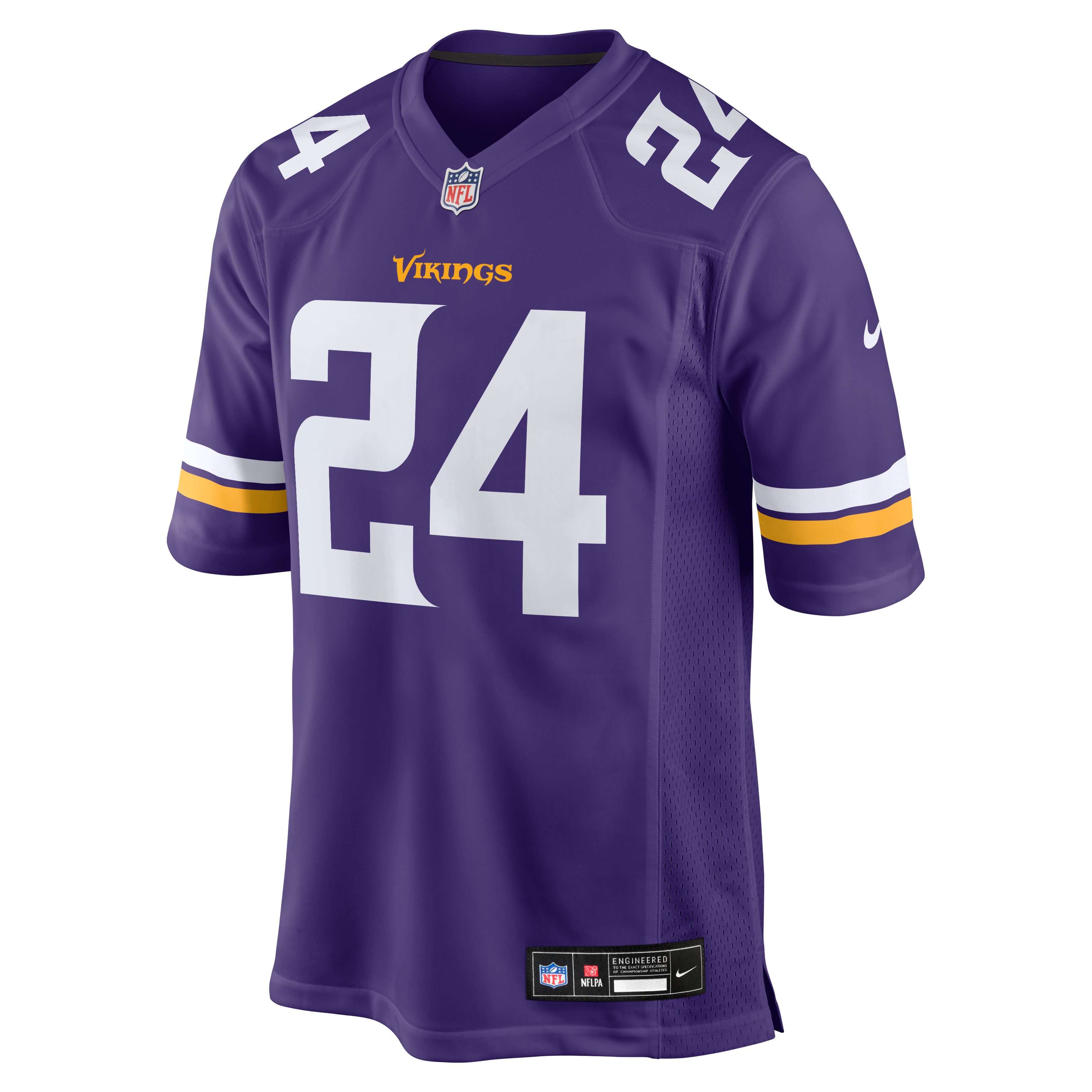 Jay Ward Minnesota Vikings Team Game Jersey - Purple - Image 3