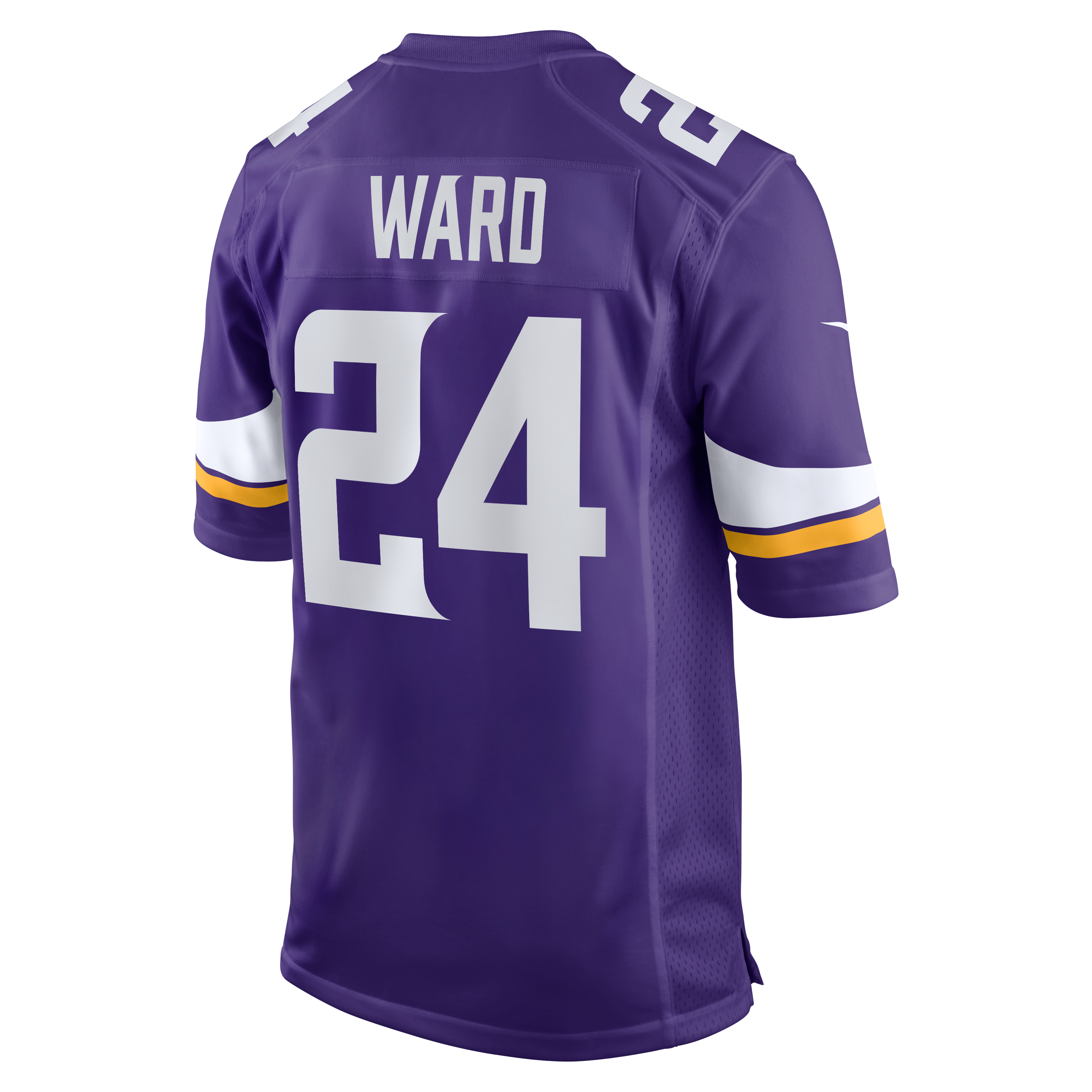 Jay Ward Minnesota Vikings Team Game Jersey - Purple - Image 4