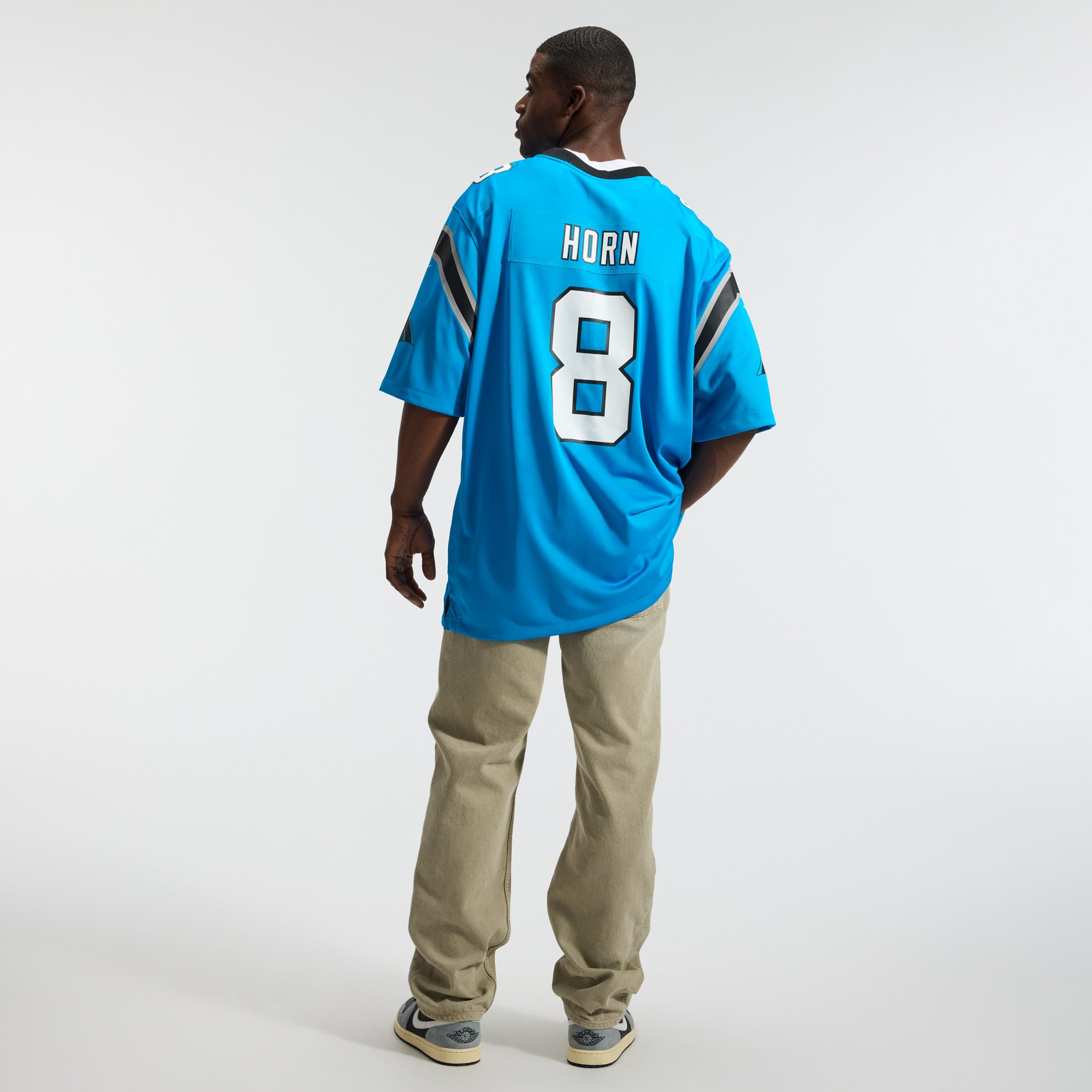 Jaycee Horn Carolina Panthers Alternate Game Jersey - Blue - Image 6