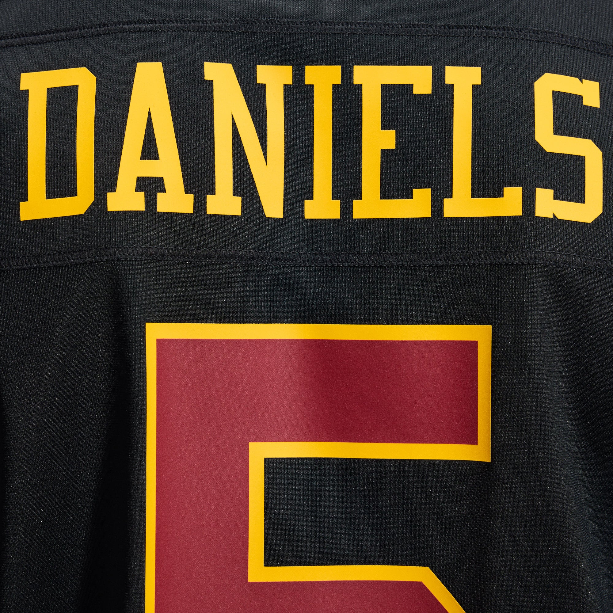 Jayden Daniels Washington Commanders Game Super Bowl Era Jersey - Black - Image 14
