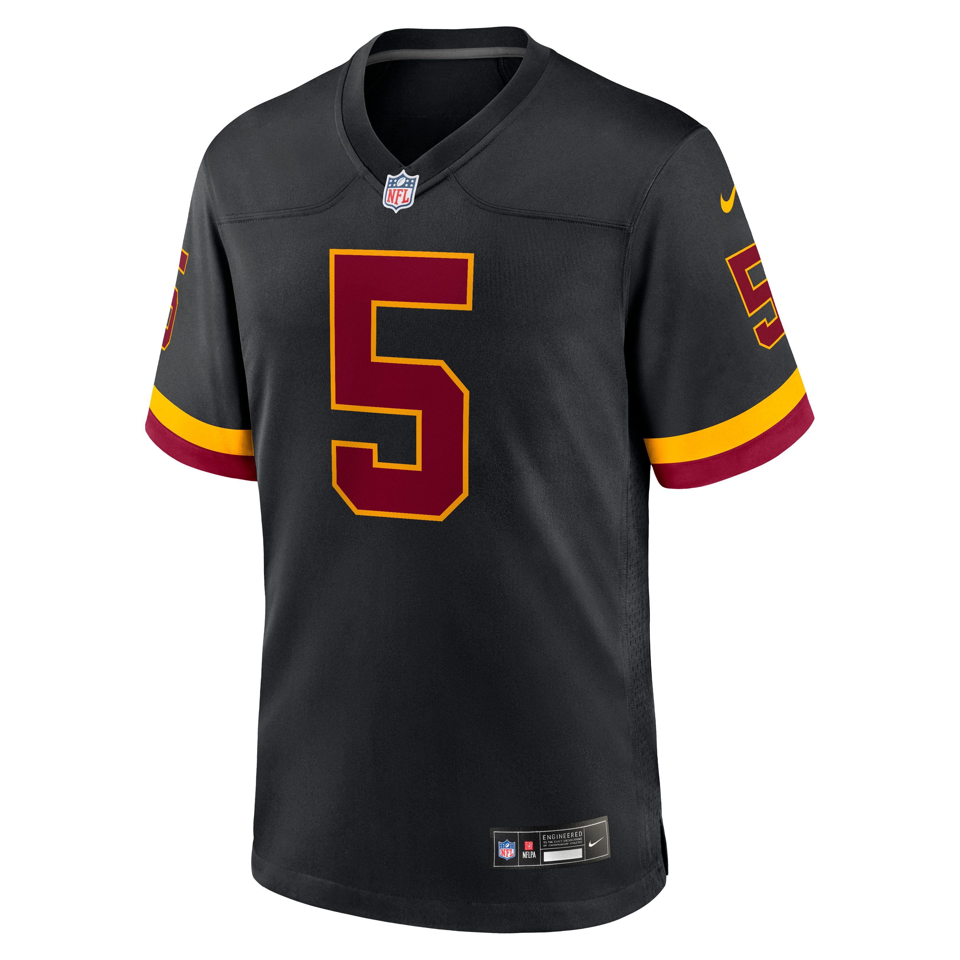 Jayden Daniels Washington Commanders Game Super Bowl Era Jersey - Black - Image 8