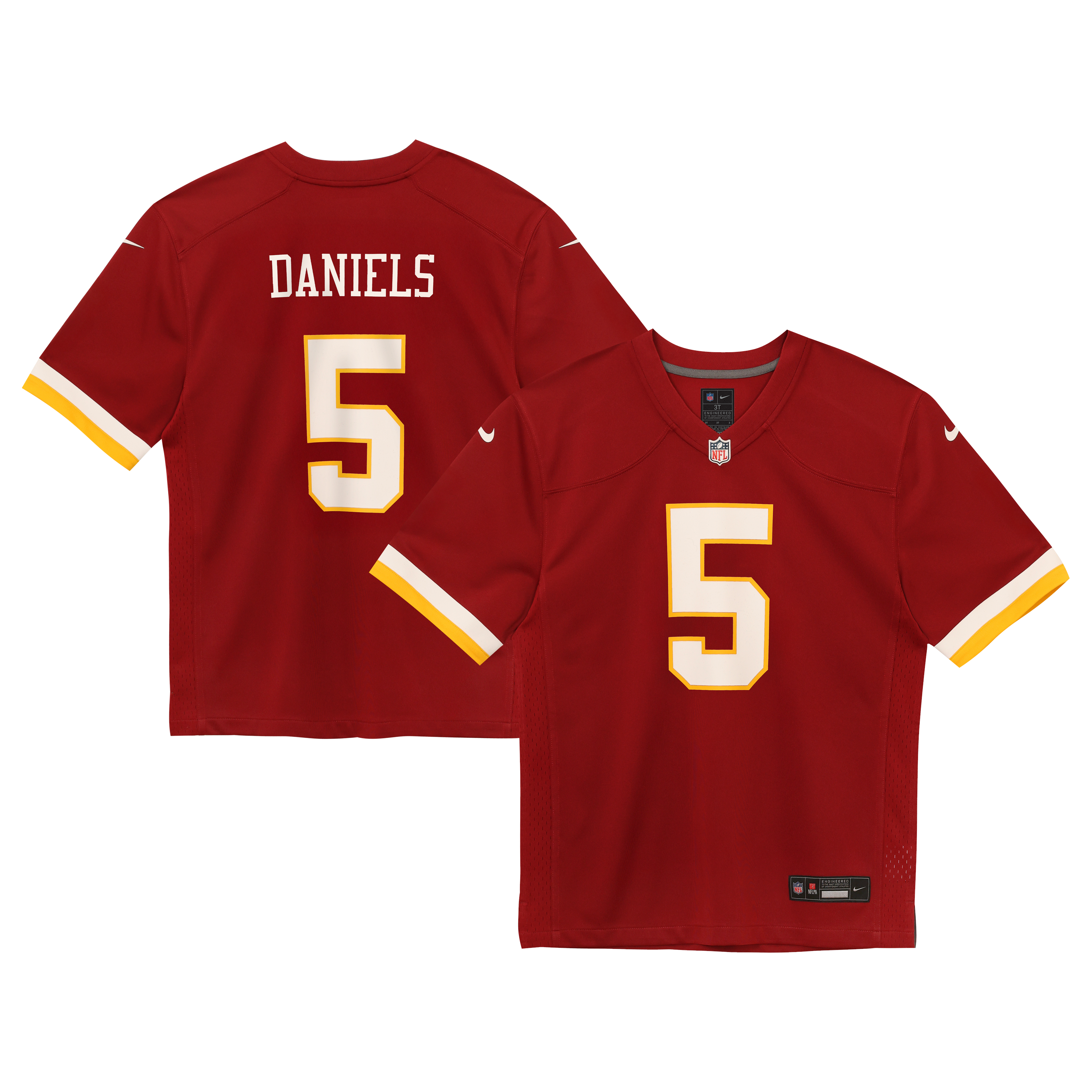 Jayden Daniels Washington Commanders Toddler Team Game Jersey - Burgundy
