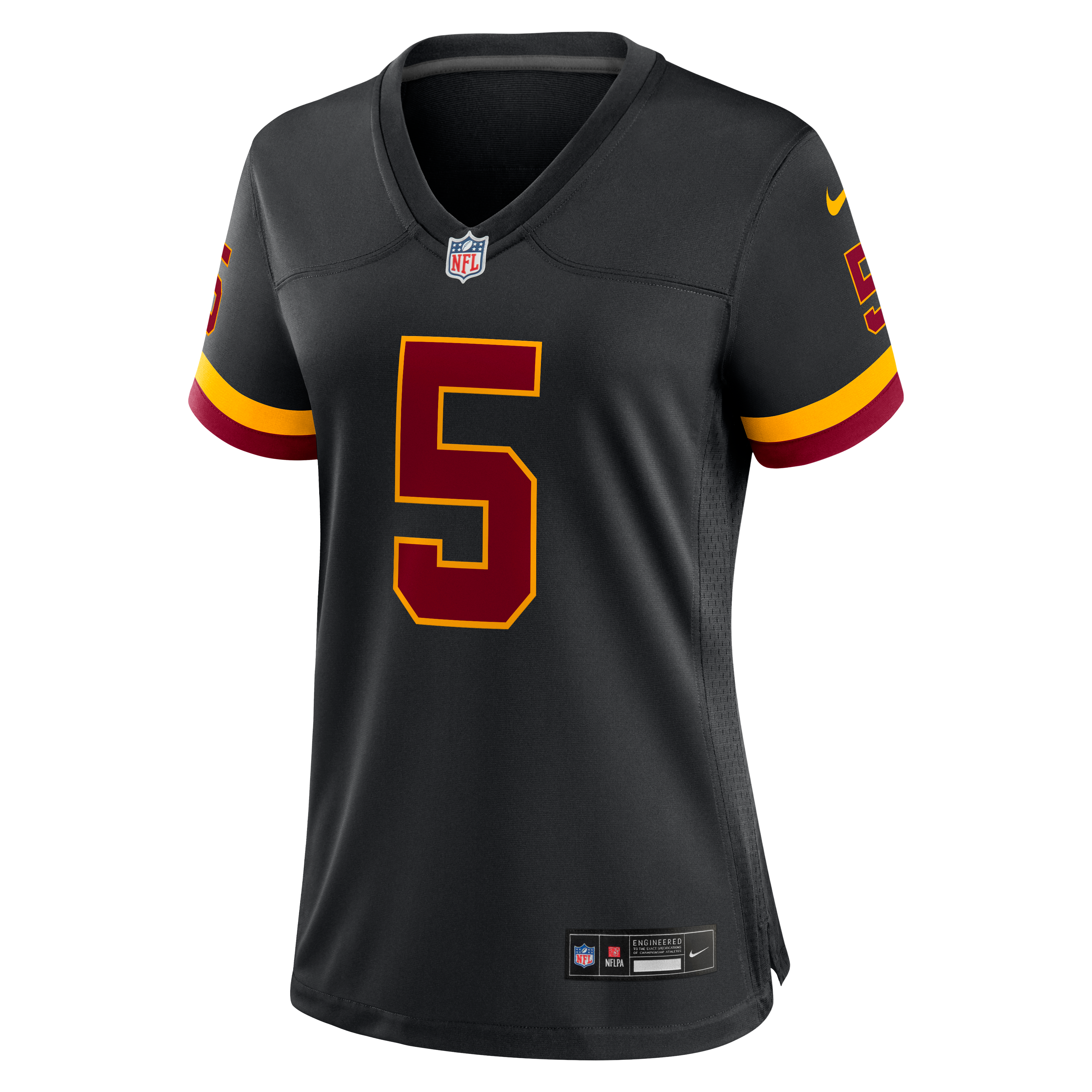 Jayden Daniels Washington Commanders Women's Game Jersey - Black - Image 8