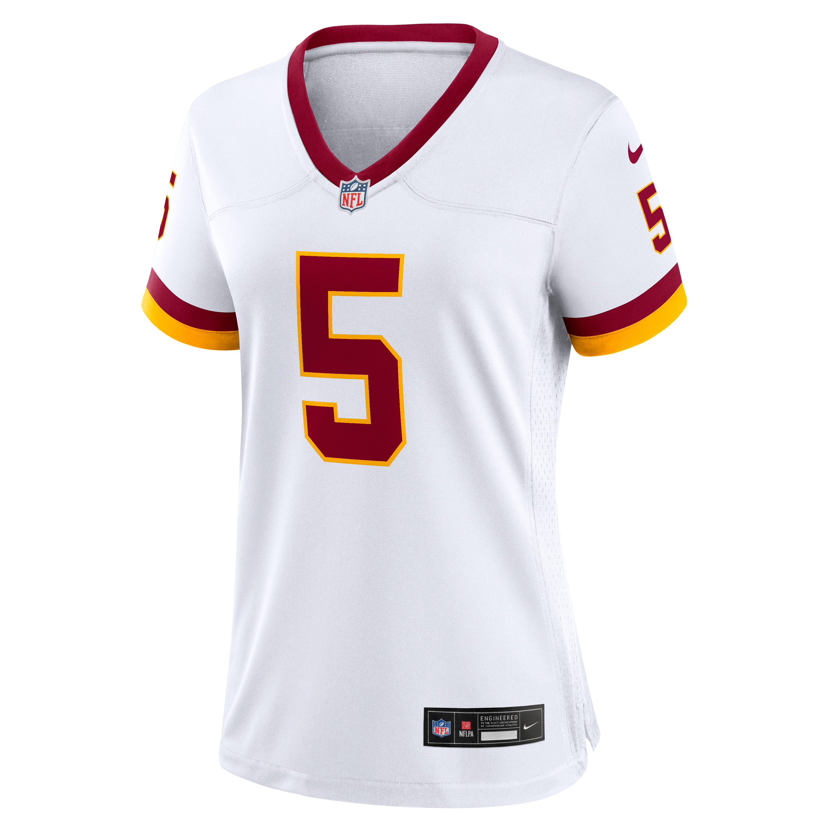 Jayden Daniels Washington Commanders Women's Game Jersey - White - Image 8