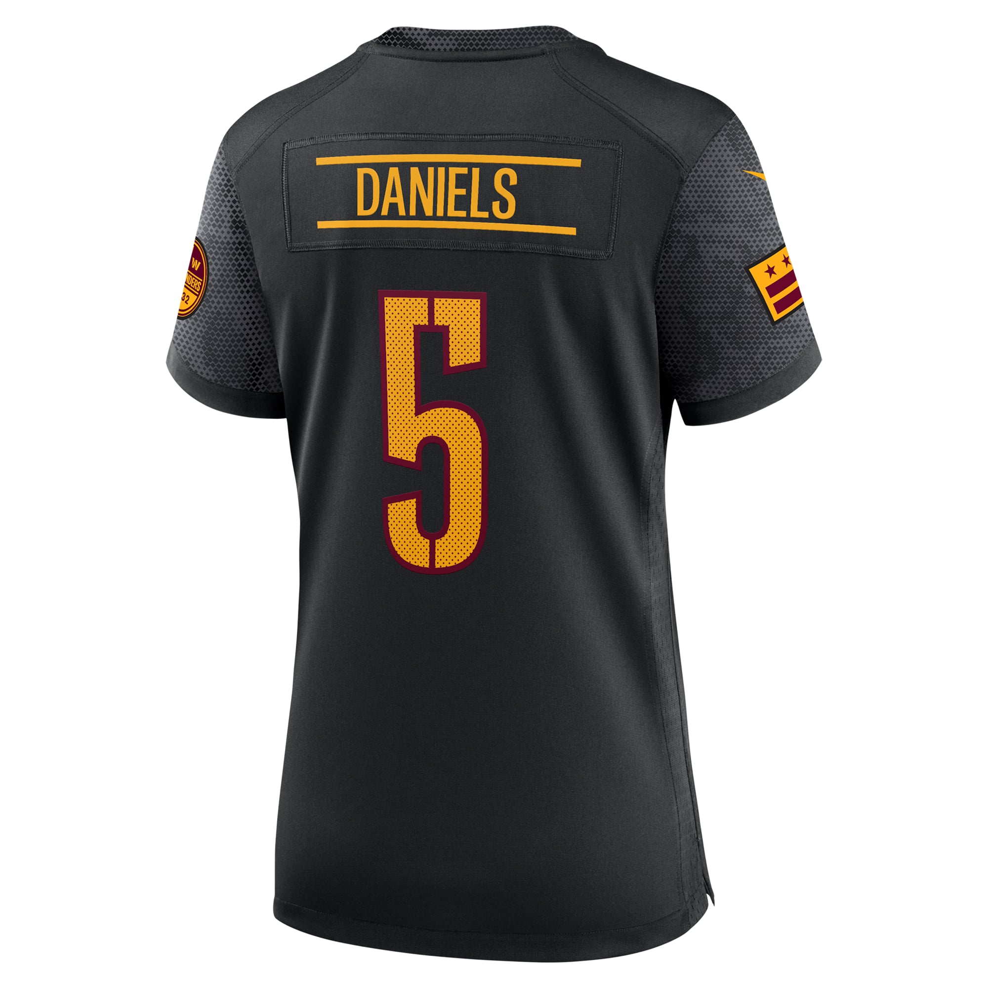 Jayden Daniels Washington Commanders Women's Player Game Jersey - Black - Image 4
