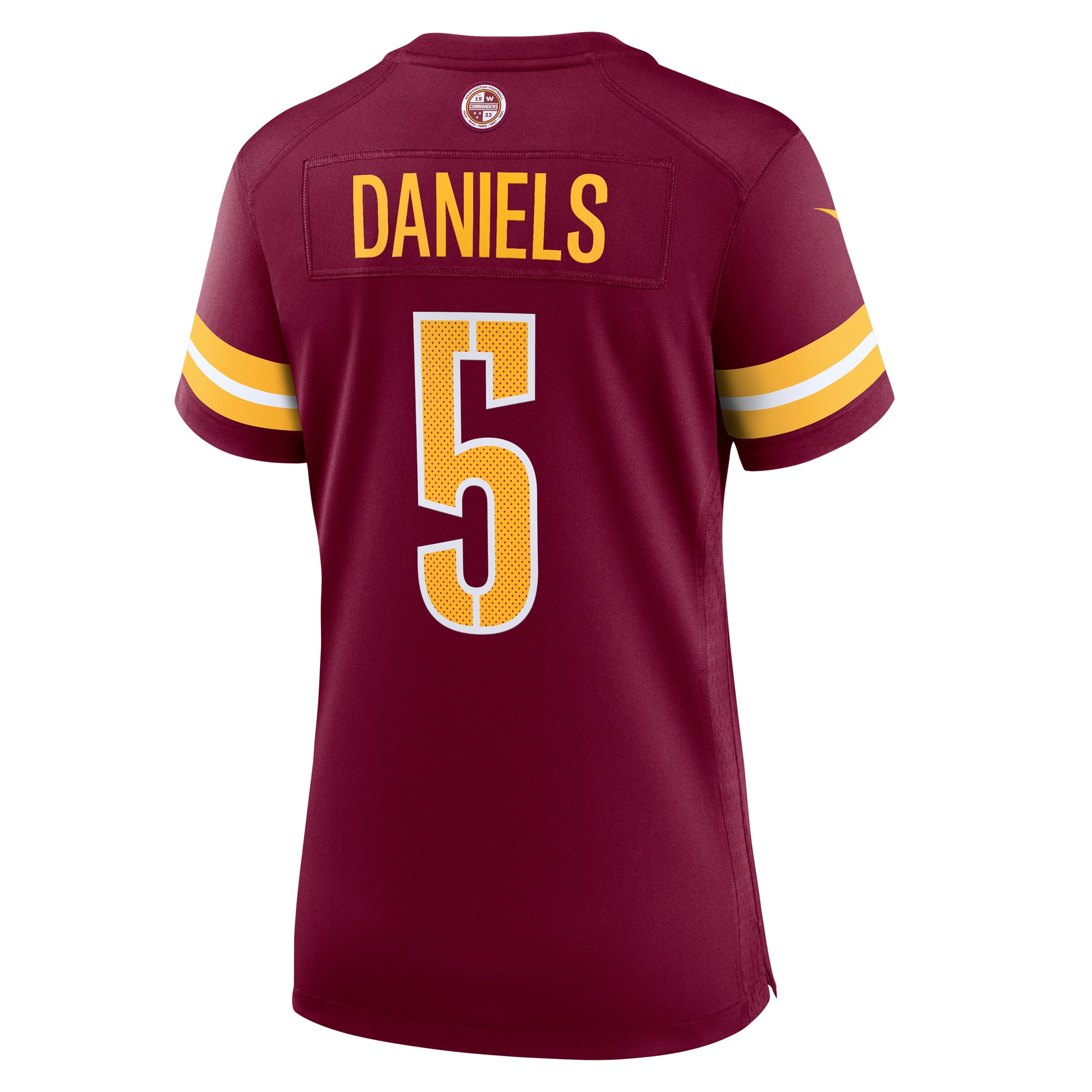 Jayden Daniels Washington Commanders Women's Player Game Jersey - Burgundy - Image 4
