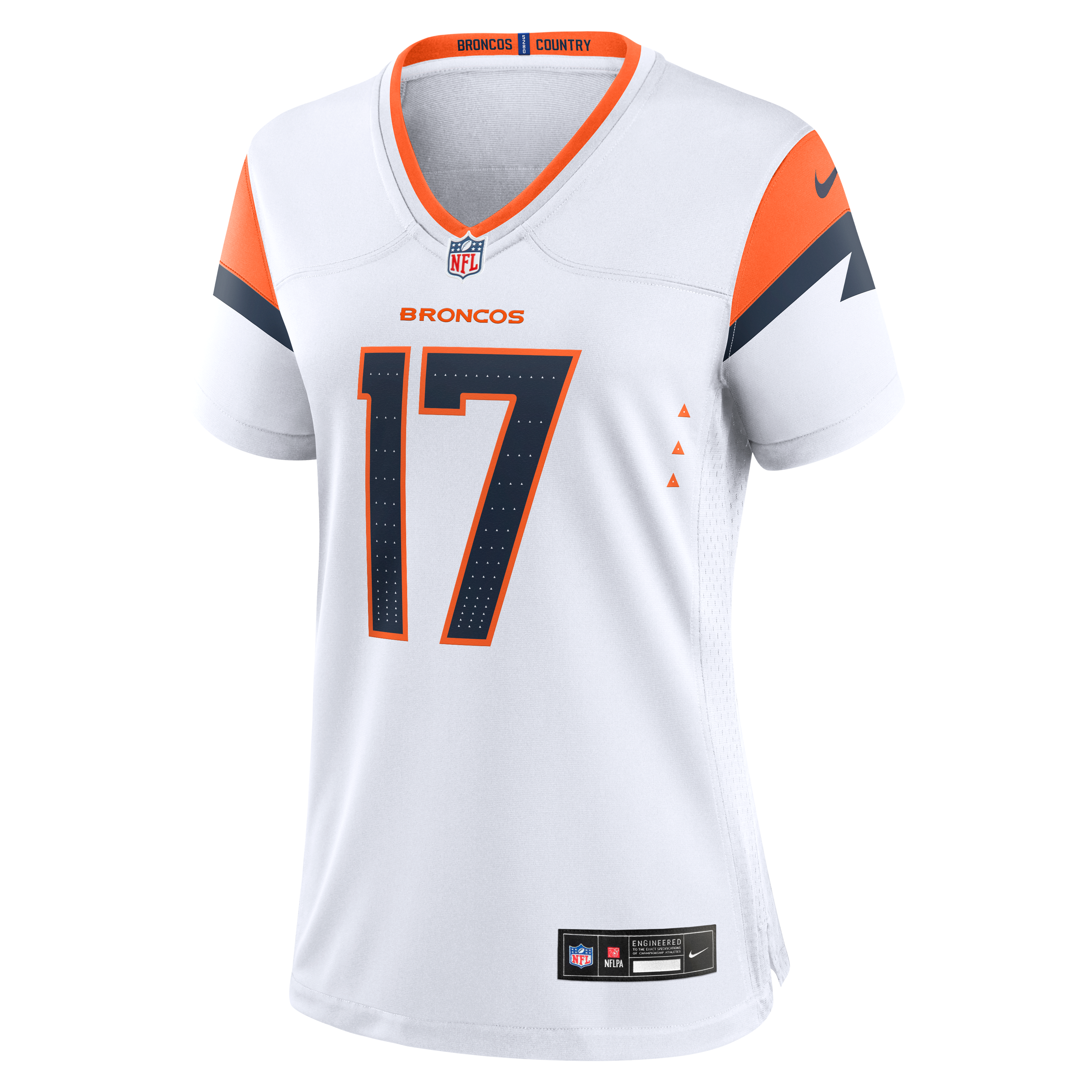Jaylen Waddle Denver Broncos Women's Game Jersey - White - Image 3