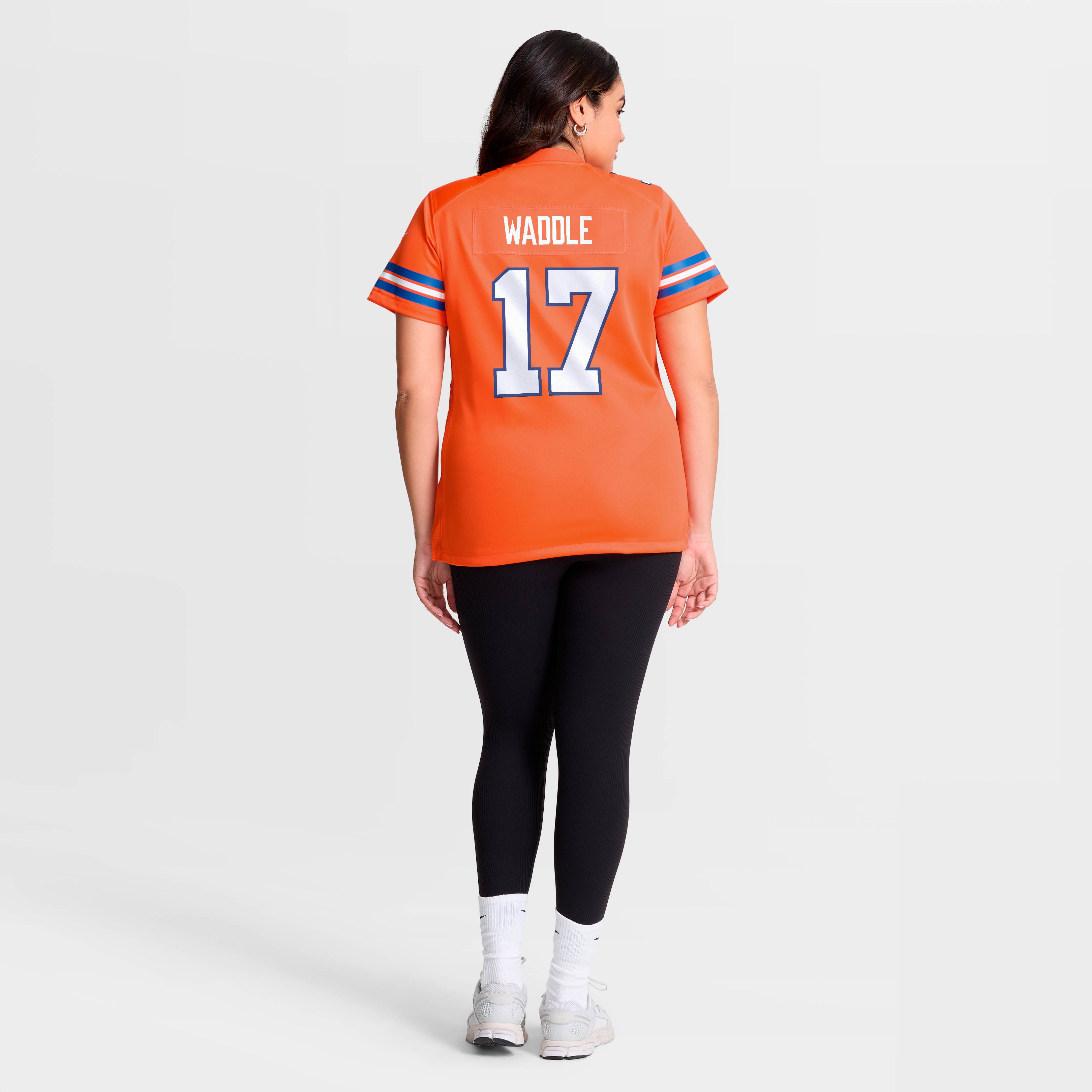 Jaylen Waddle Denver Broncos Women's Mile High Collection 1977 Throwback Game Jersey - Orange - Image 8
