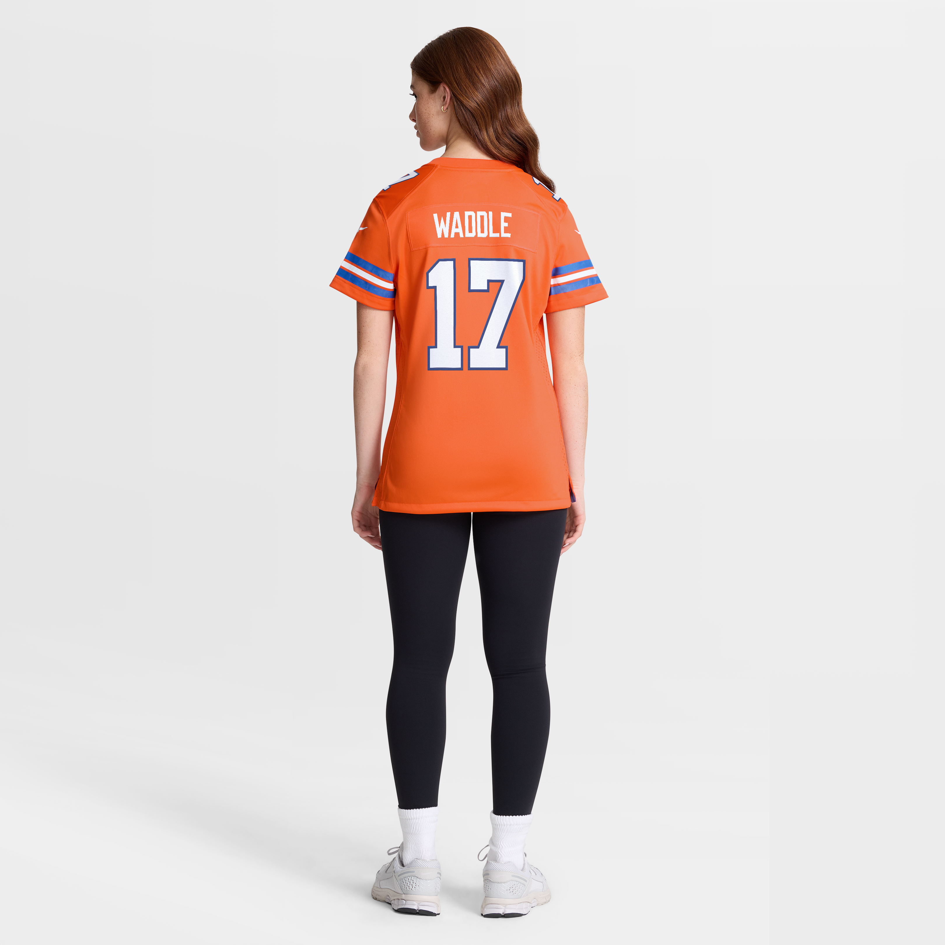 Jaylen Waddle Denver Broncos Women's Mile High Collection 1977 Throwback Game Jersey - Orange - Image 6