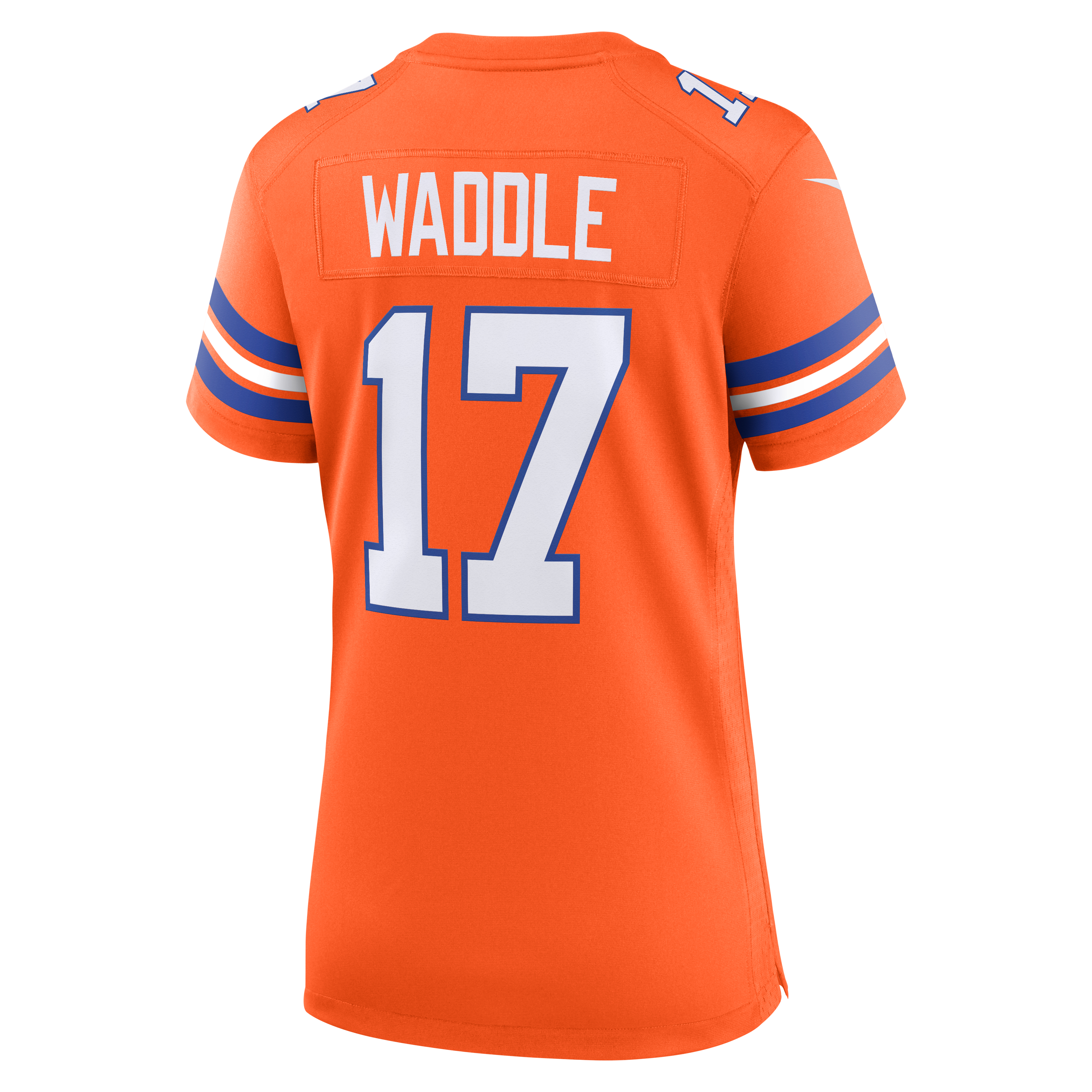 Jaylen Waddle Denver Broncos Women's Mile High Collection 1977 Throwback Game Jersey - Orange - Image 4