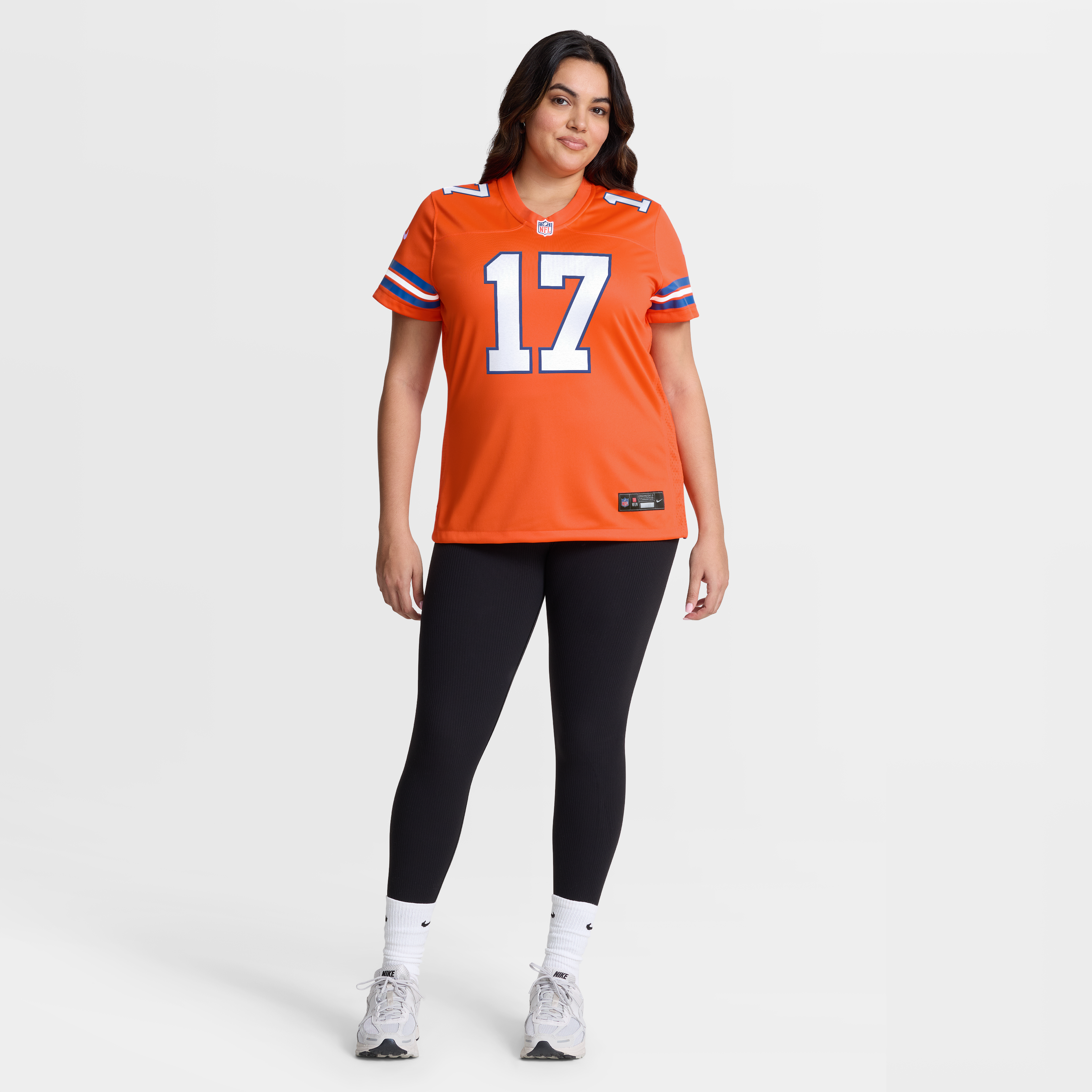 Jaylen Waddle Denver Broncos Women's Mile High Collection 1977 Throwback Game Jersey - Orange - Image 7