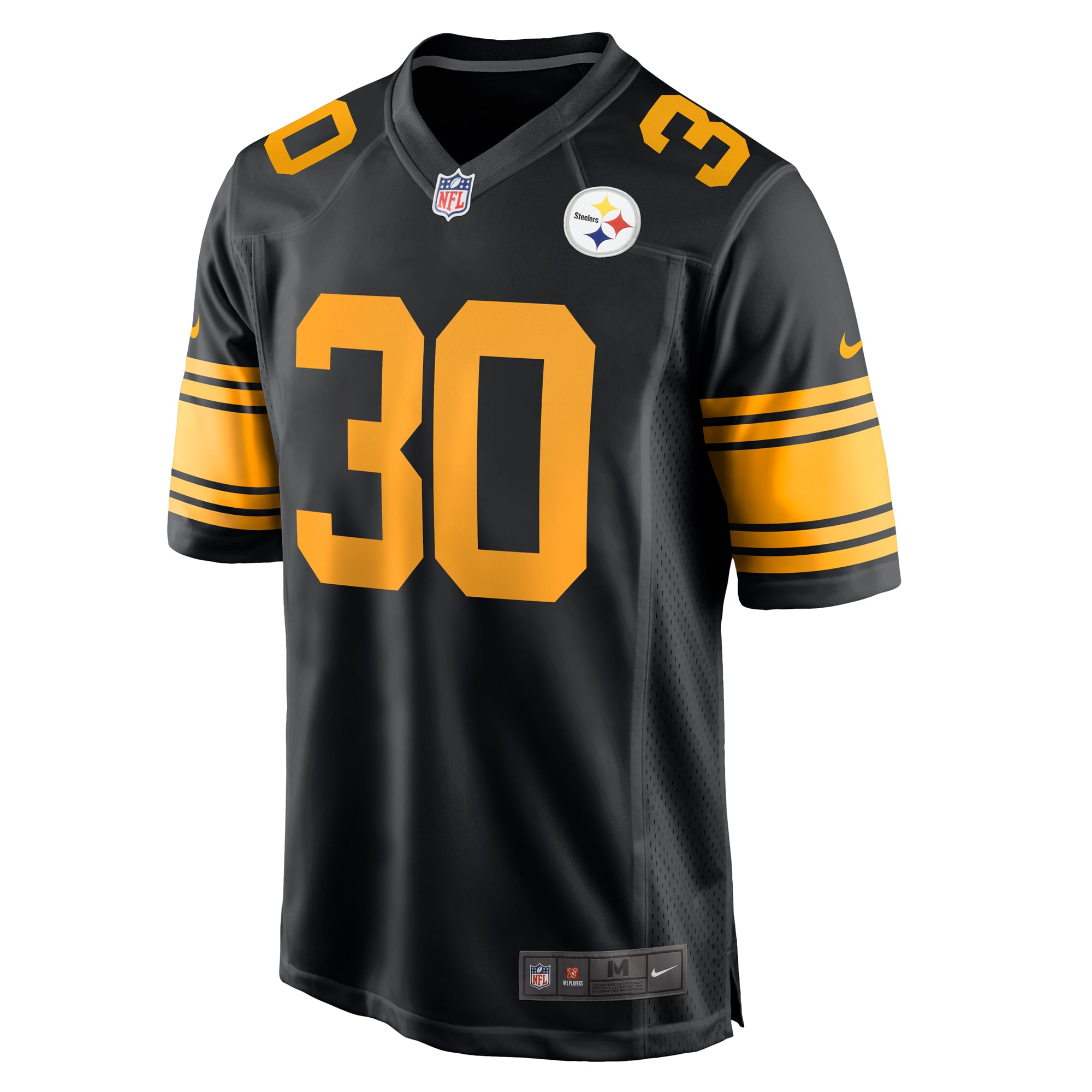 Jaylen Warren Pittsburgh Steelers Alternate Game Jersey - Black - Image 3