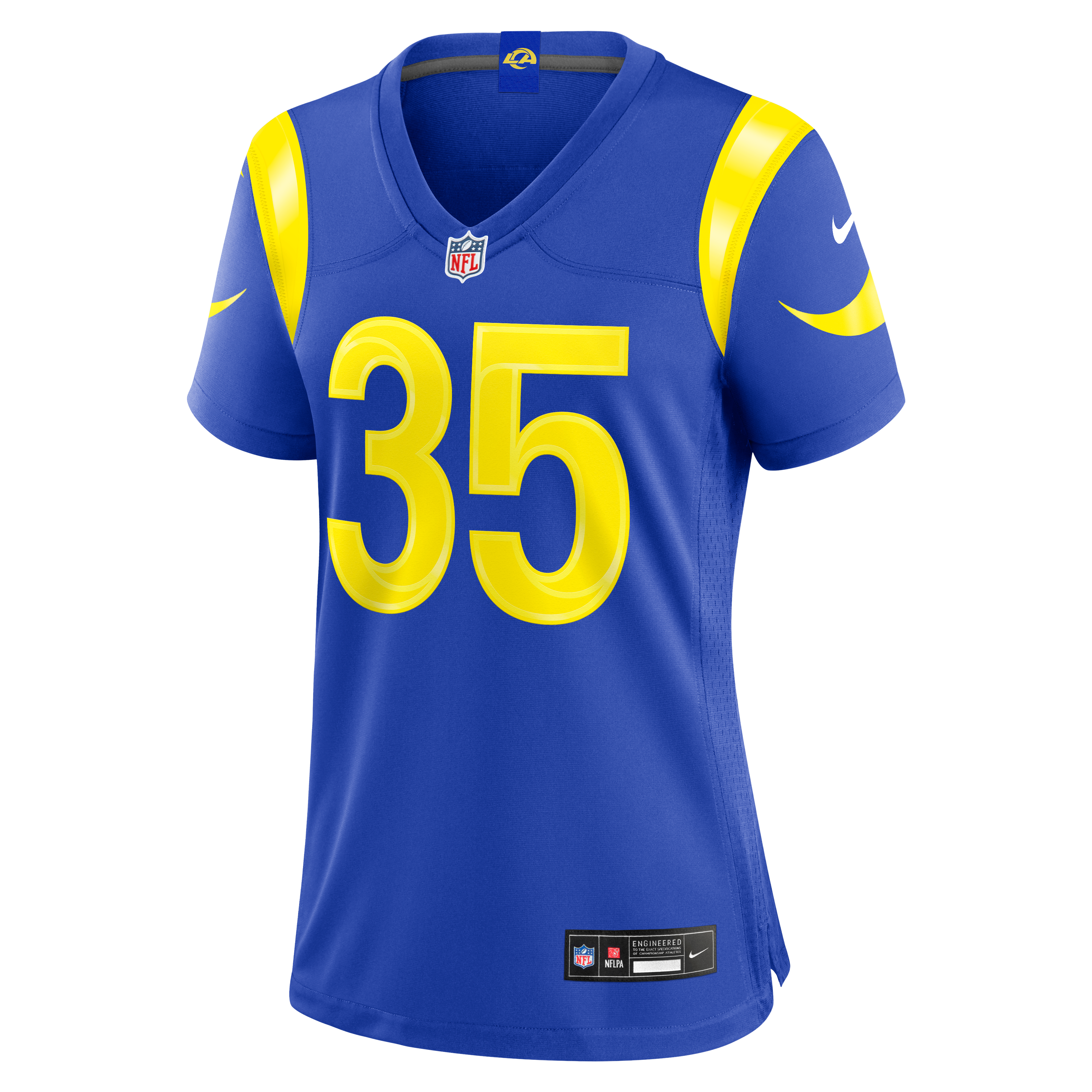 Jaylen Watson Los Angeles Rams Women's Team Game Jersey - Royal - Image 3