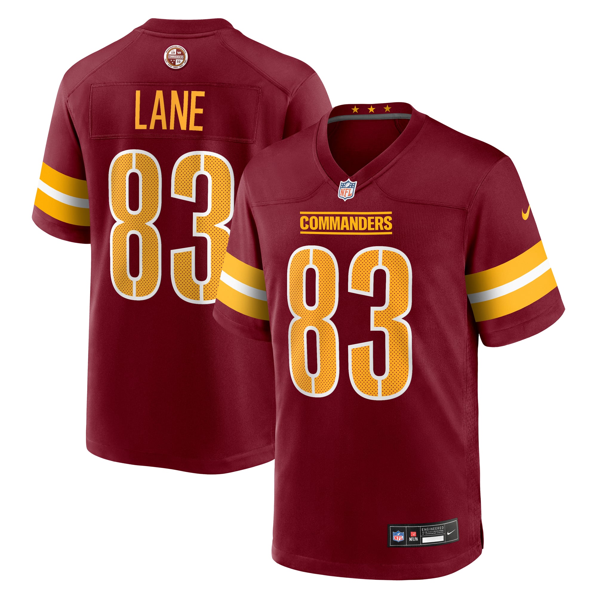 Jaylin Lane Washington Commanders Team Game Jersey - Burgundy