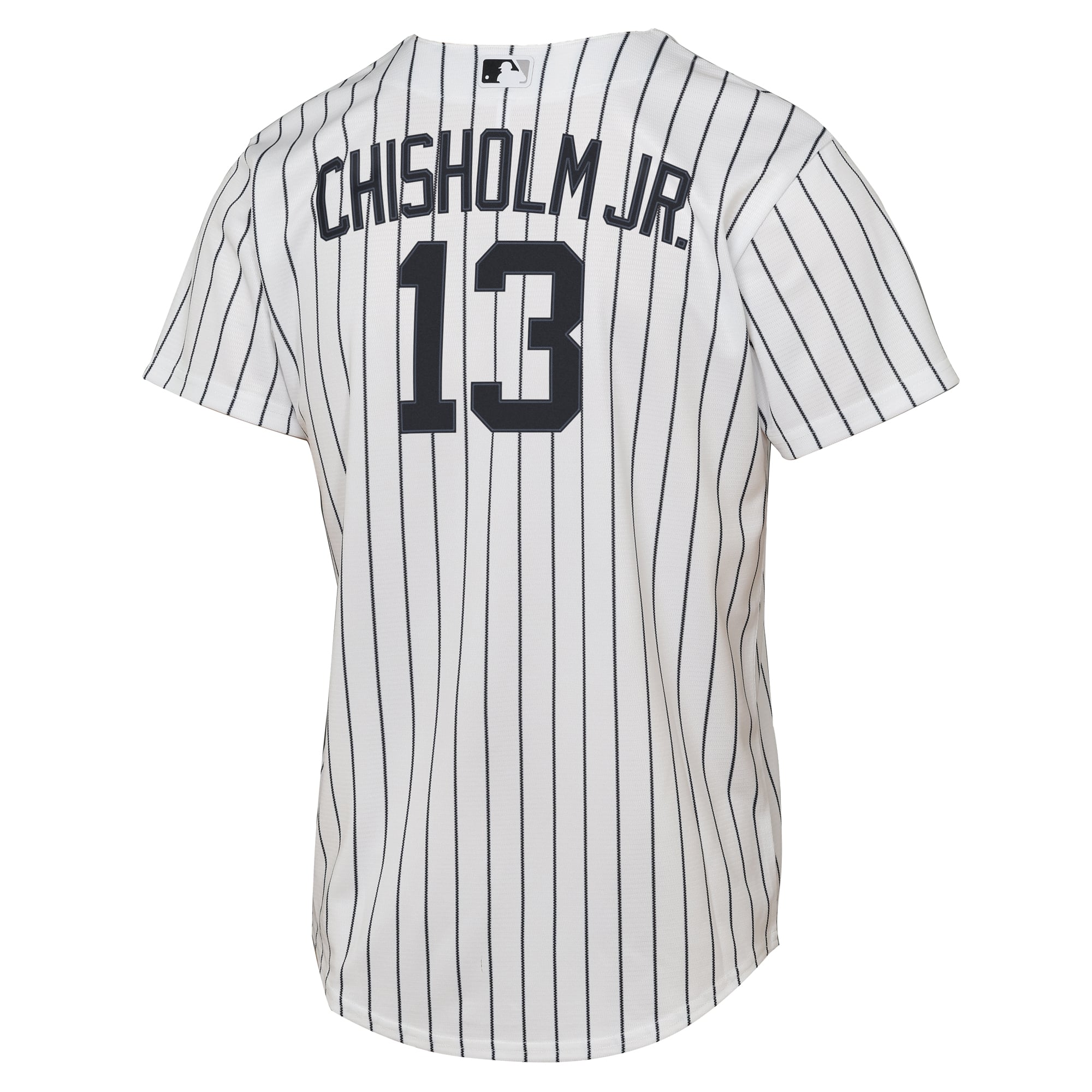 Jazz Chisholm Jr. New York Yankees Youth Home Jersey - White - Image 4