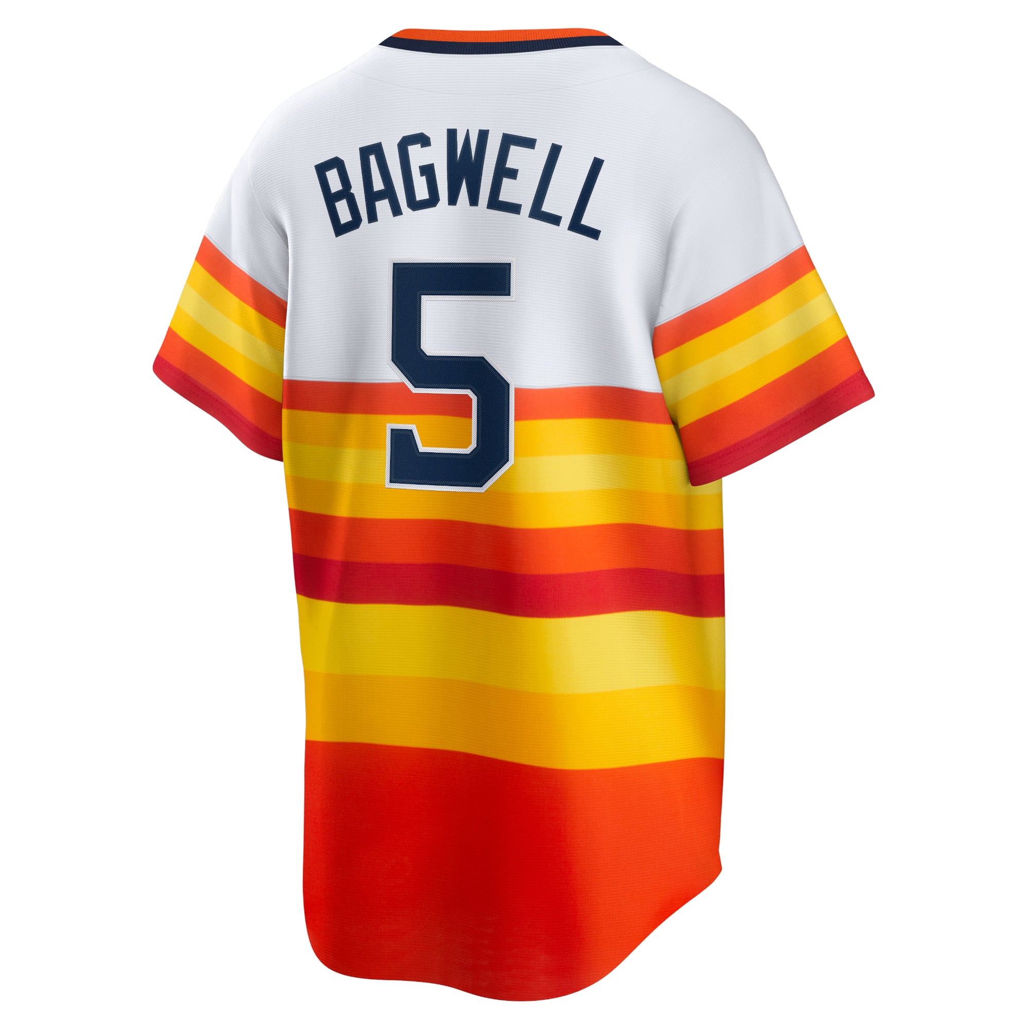 Jeff Bagwell Houston Astros Home Cooperstown Collection Player Jersey - White - Image 4