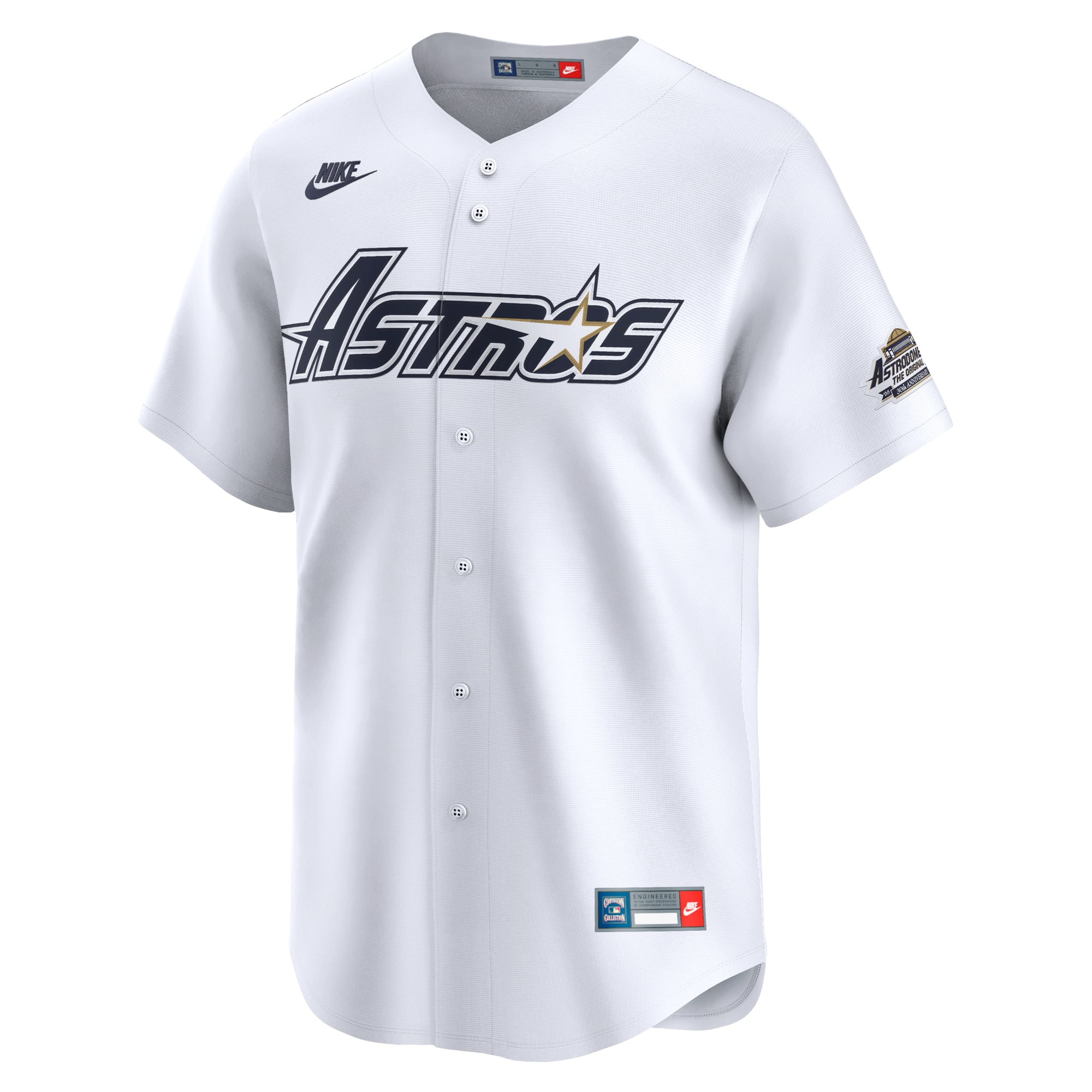 Jeff Bagwell Houston Astros Throwback Cooperstown Collection Limited Jersey - White - Image 3