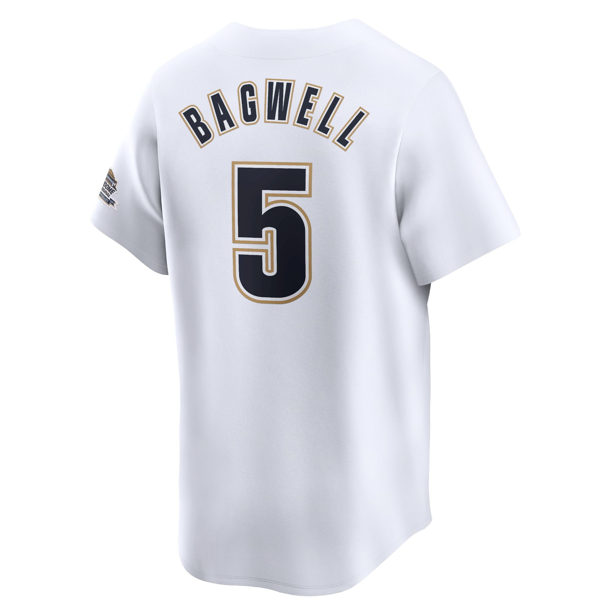 Jeff Bagwell Houston Astros Throwback Cooperstown Collection Limited Jersey - White - Image 4