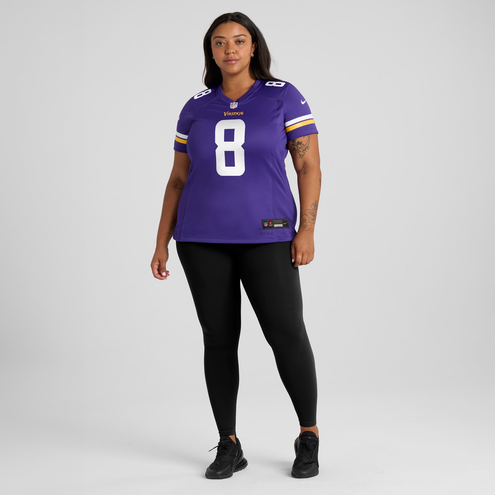 Jeff Okudah Minnesota Vikings Women's Team Game Jersey - Purple - Image 7
