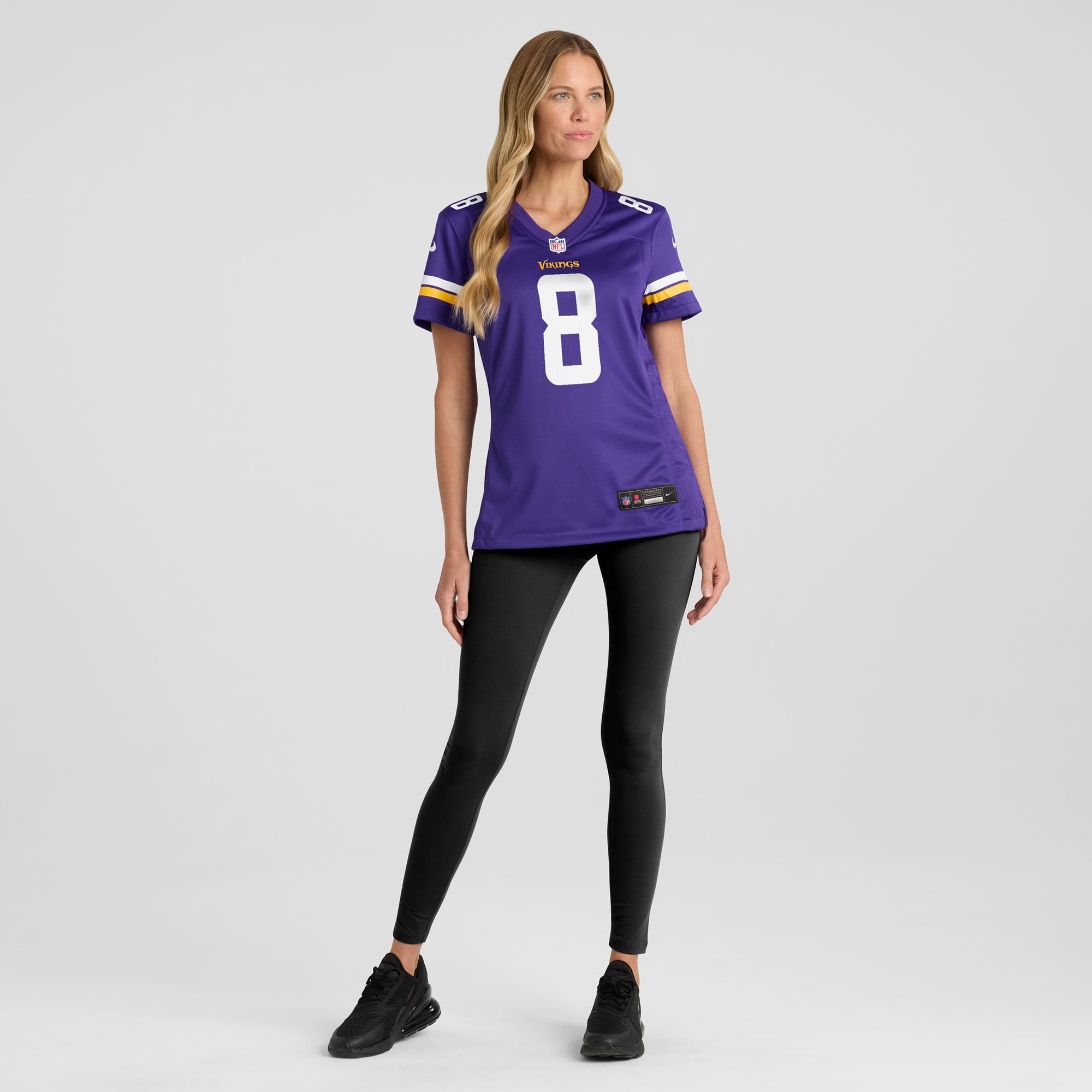 Jeff Okudah Minnesota Vikings Women's Team Game Jersey - Purple - Image 5