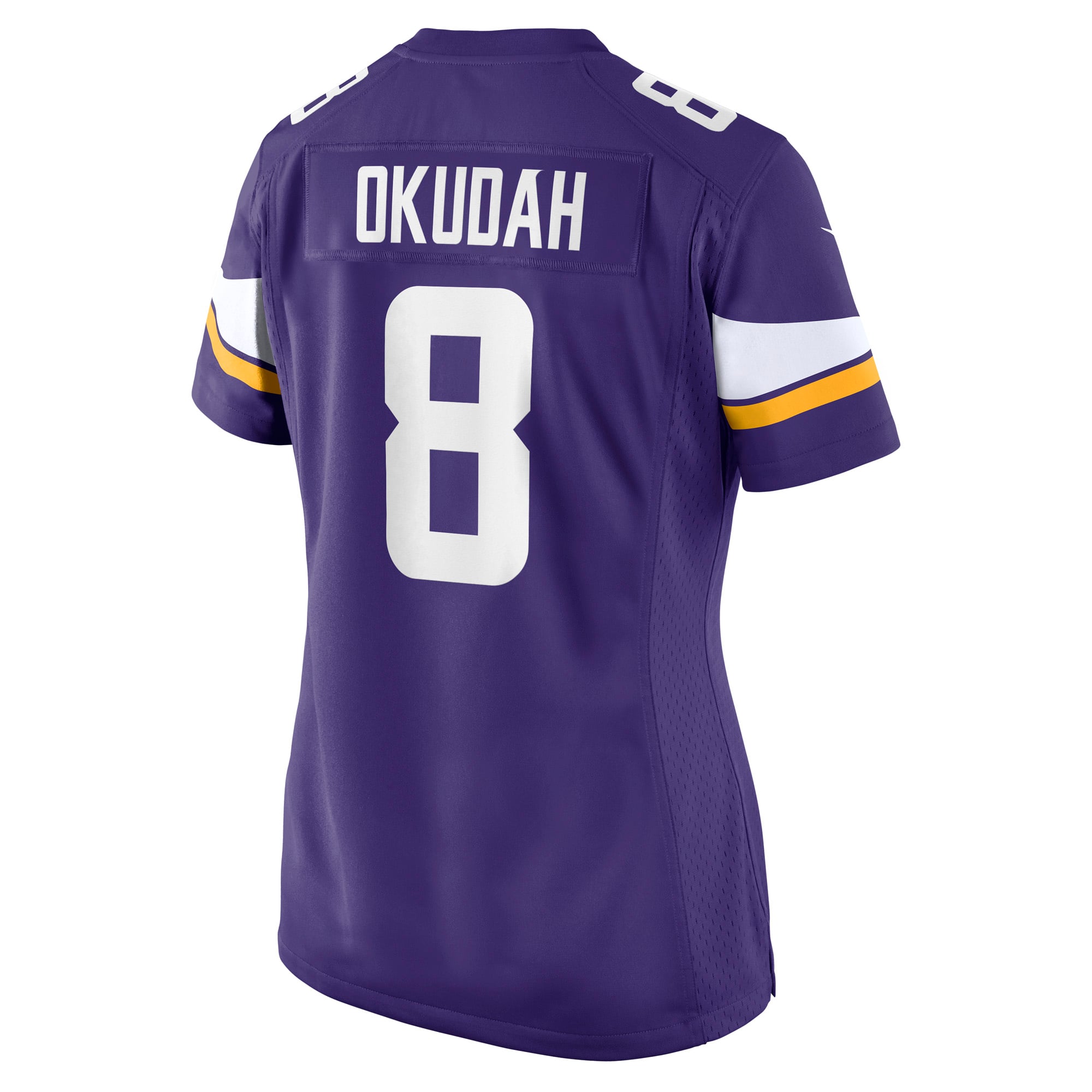Jeff Okudah Minnesota Vikings Women's Team Game Jersey - Purple - Image 4