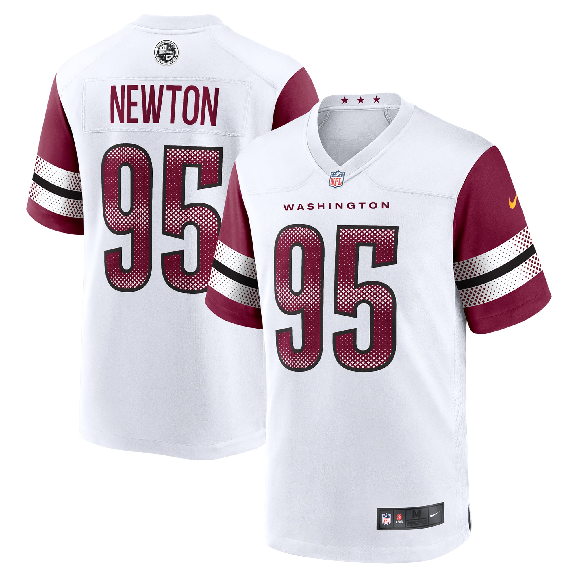 Jer'Zhan Newton Washington Commanders Game Jersey - White - Image 2