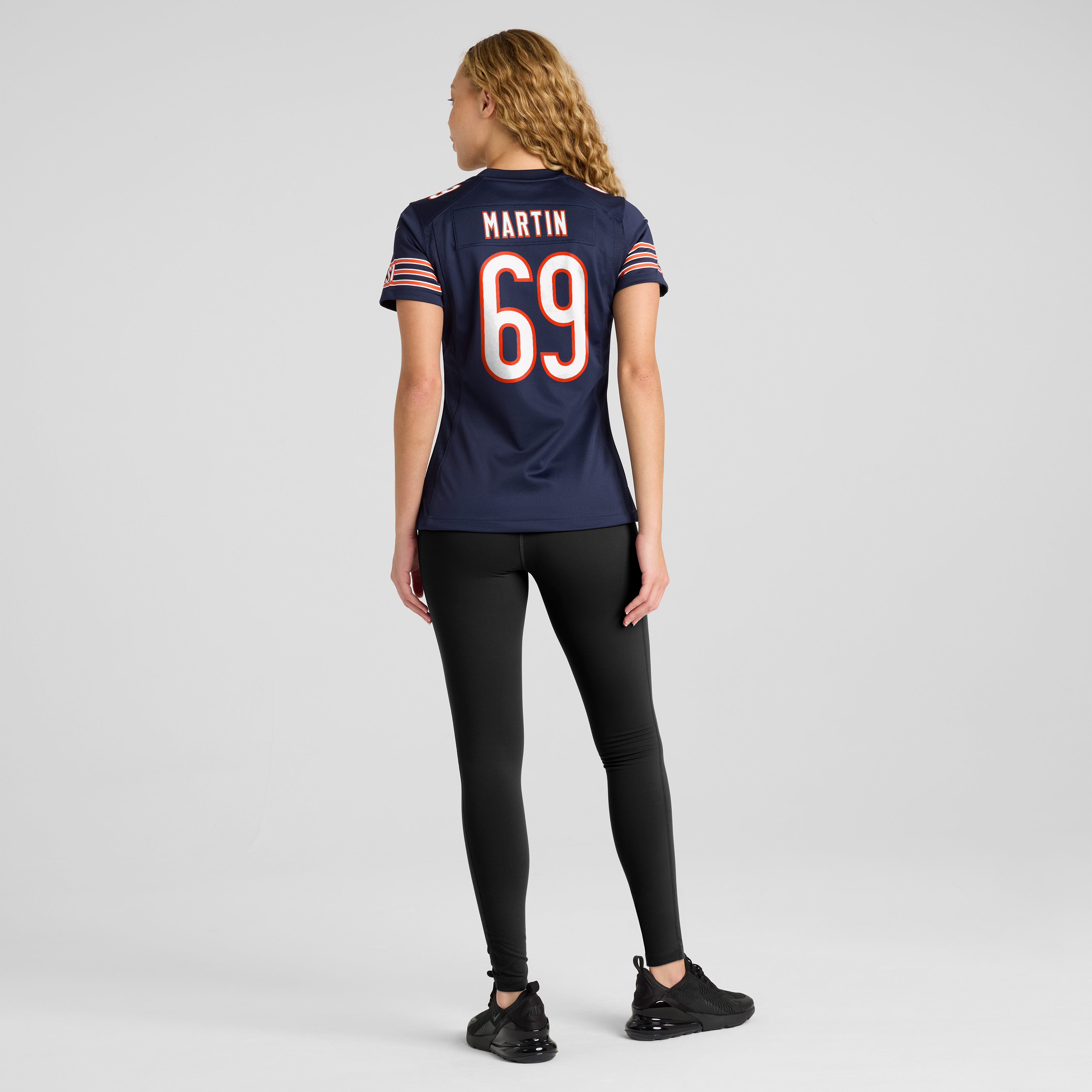 Jeremiah Martin Chicago Bears Women's Team Game Jersey - Navy - Image 6