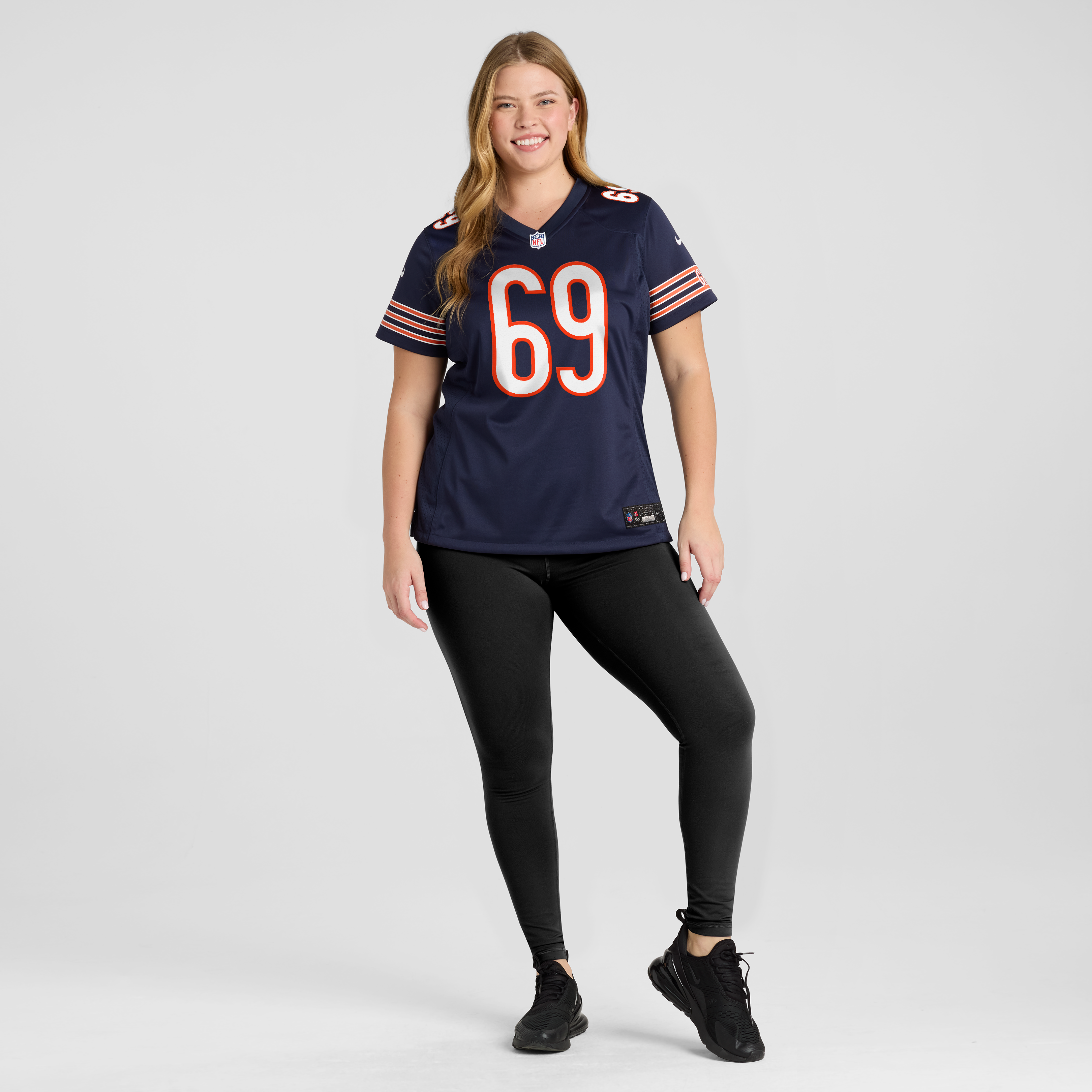 Jeremiah Martin Chicago Bears Women's Team Game Jersey - Navy - Image 7