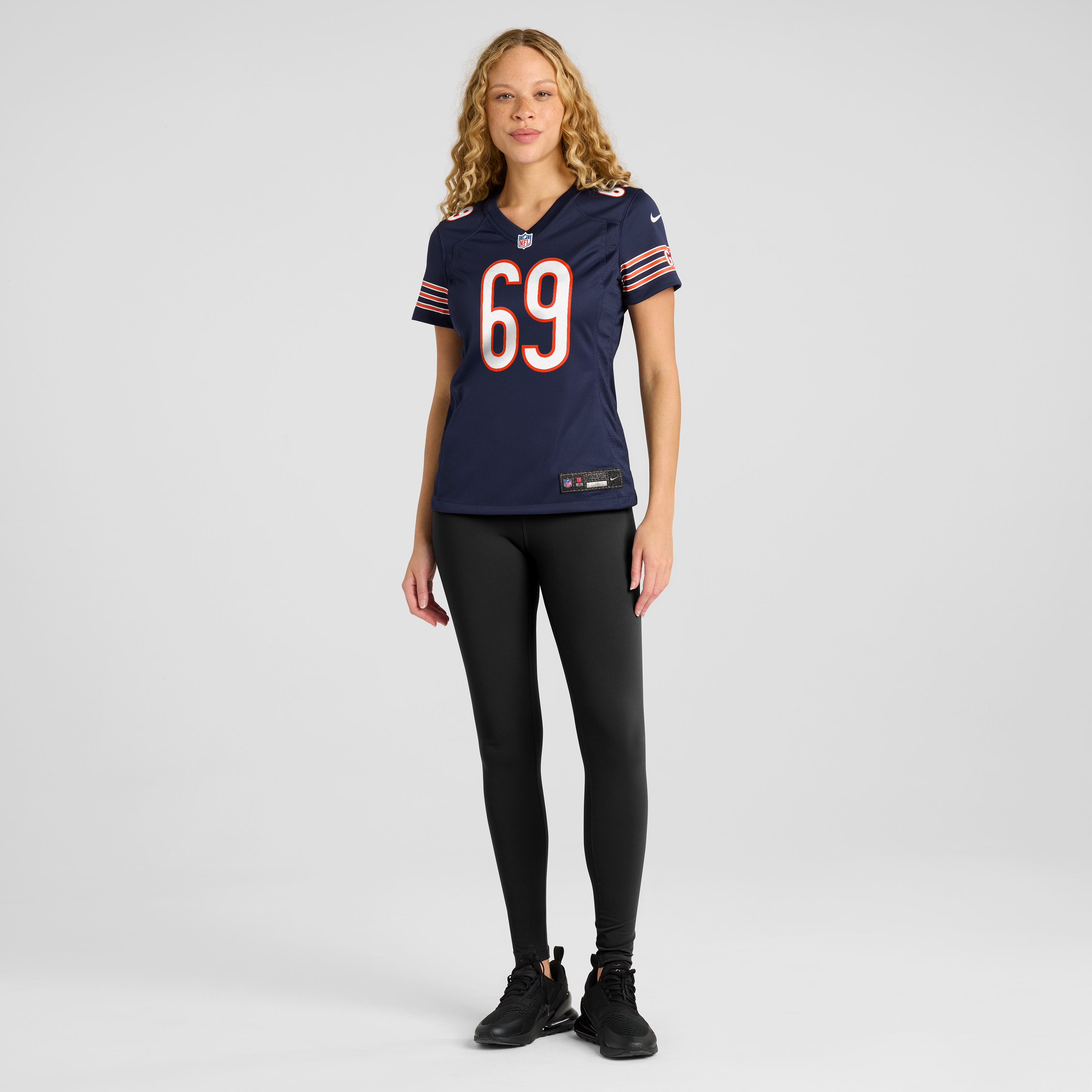 Jeremiah Martin Chicago Bears Women's Team Game Jersey - Navy - Image 5
