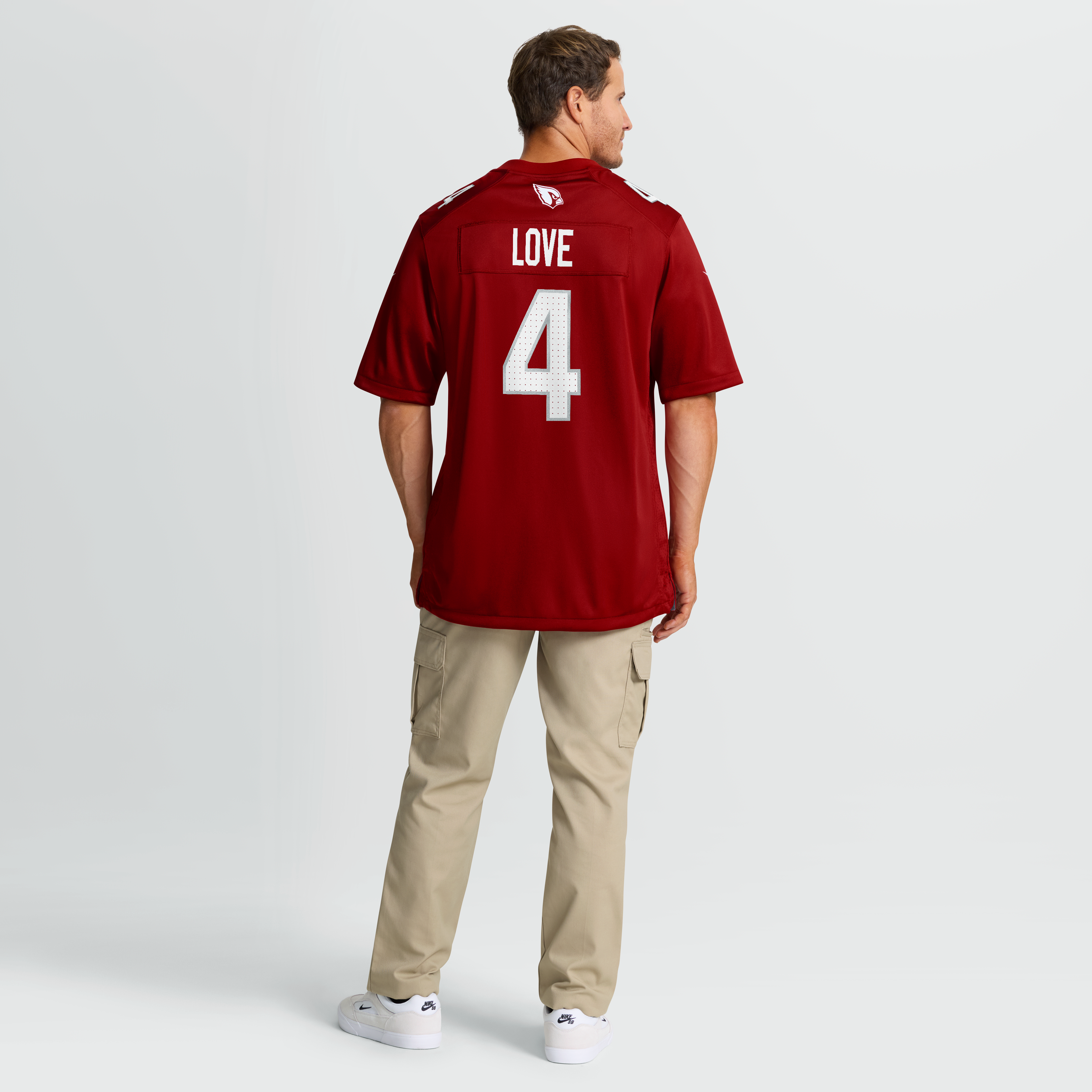 Jeremiyah Love Arizona Cardinals 2026 Draft First Round Pick No. 3 Team Game Jersey - Cardinal - Image 4