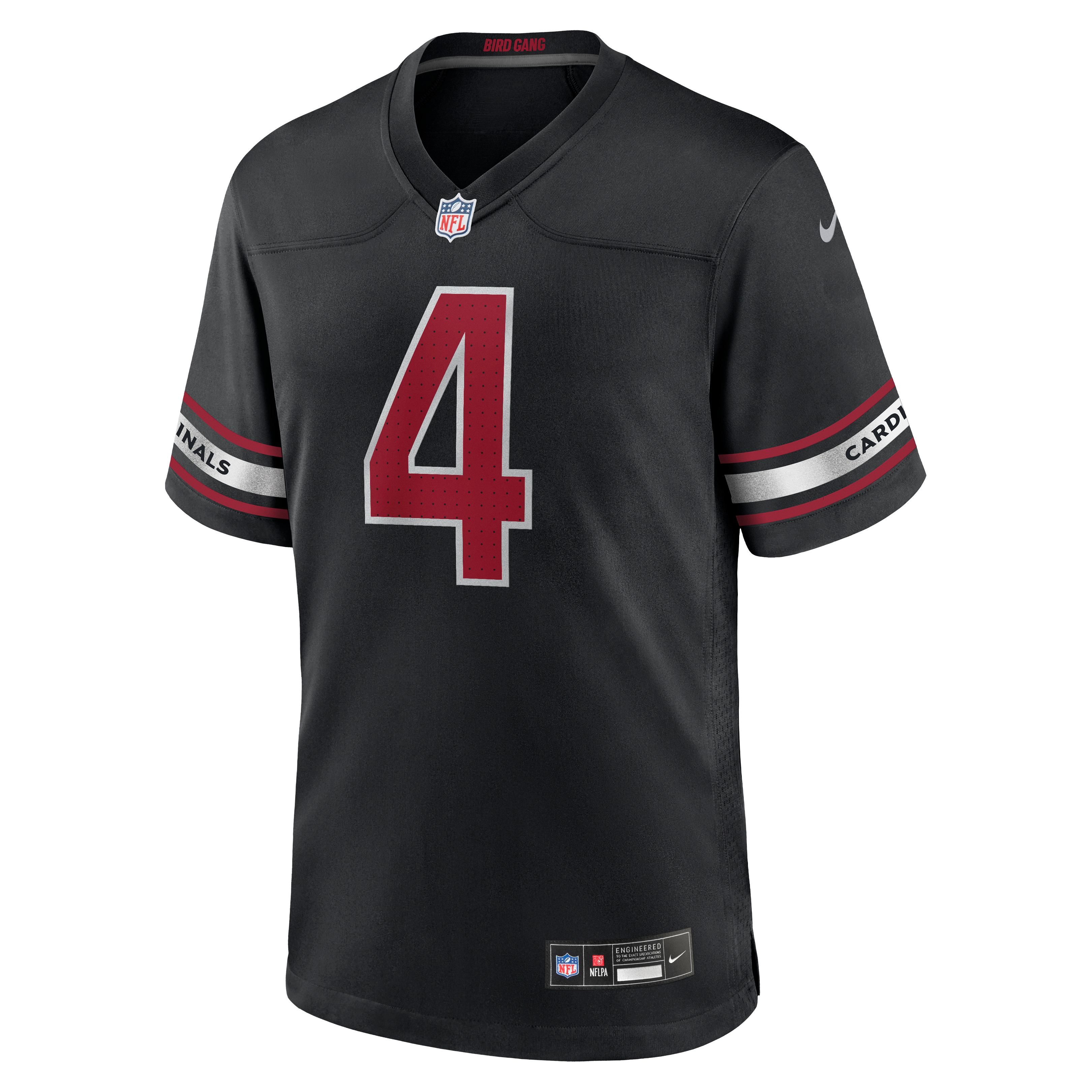 Jeremiyah Love Arizona Cardinals Alternate Game Player Jersey - Black - Image 3