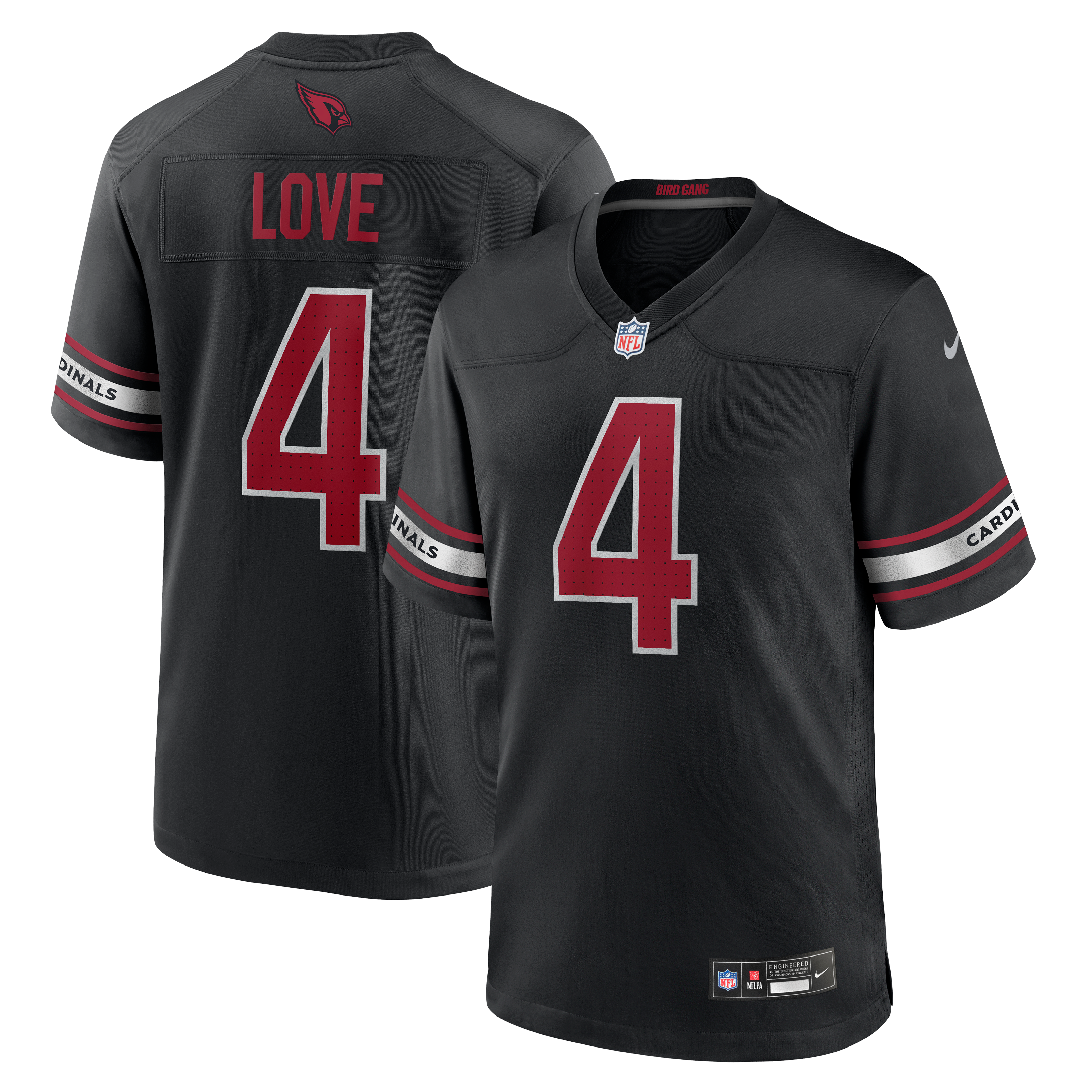 Jeremiyah Love Arizona Cardinals Game Player Jersey - Black