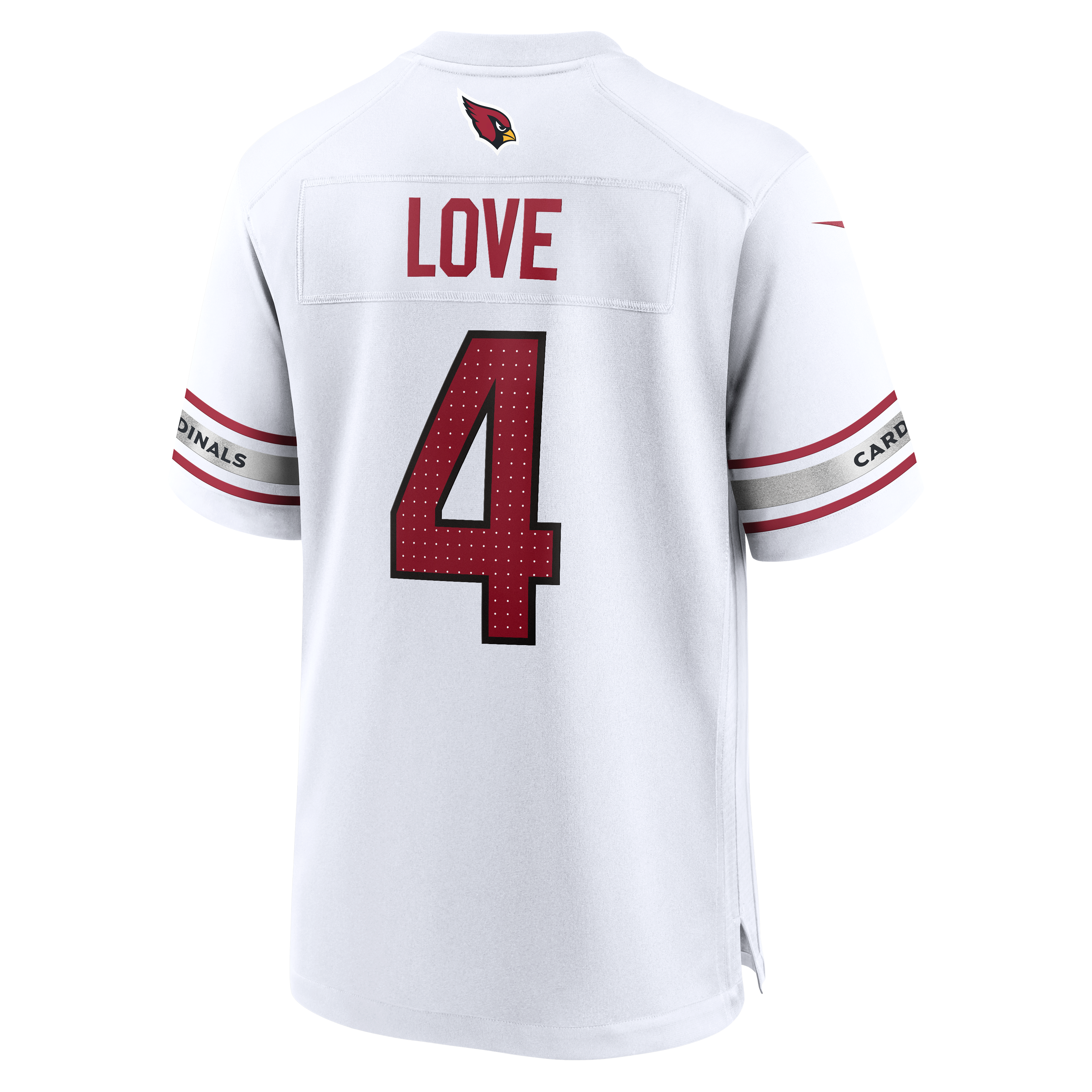 Jeremiyah Love Arizona Cardinals Game Player Jersey - White - Image 4