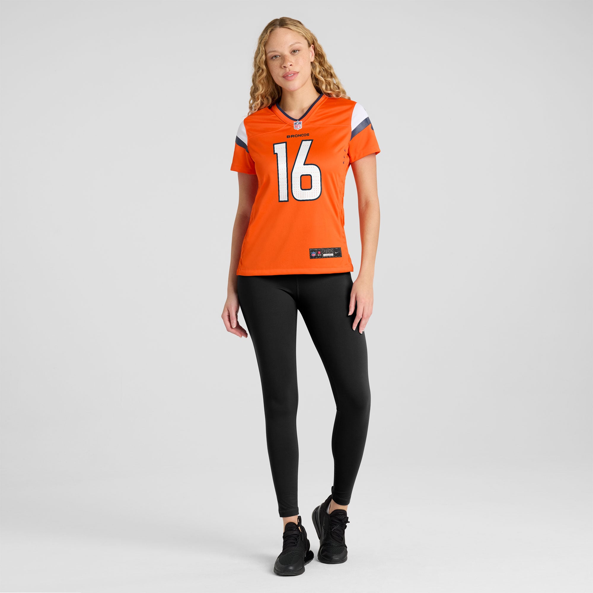 Jeremy Crawshaw Denver Broncos Women's Team Game Jersey - Orange - Image 5
