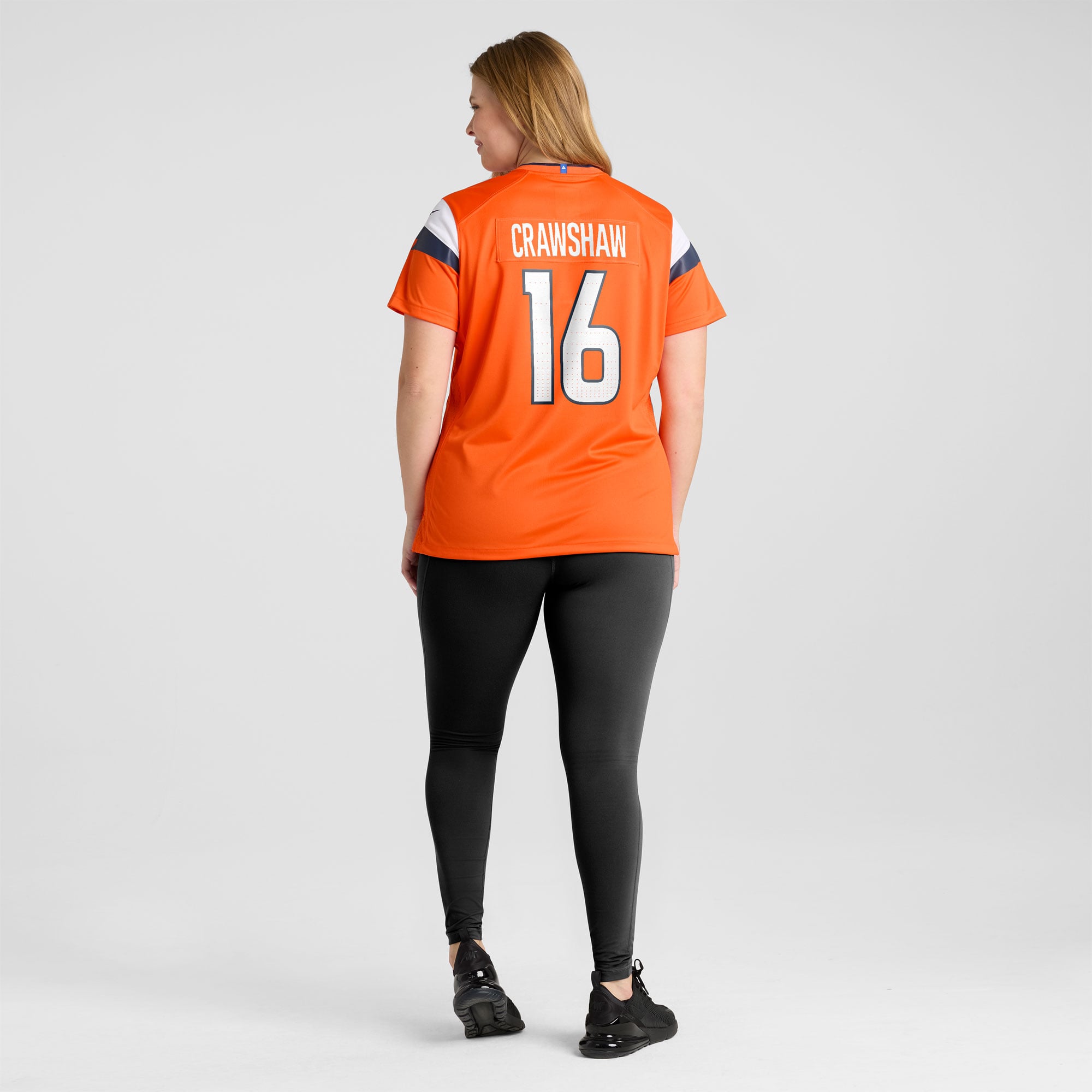 Jeremy Crawshaw Denver Broncos Women's Team Game Jersey - Orange - Image 8