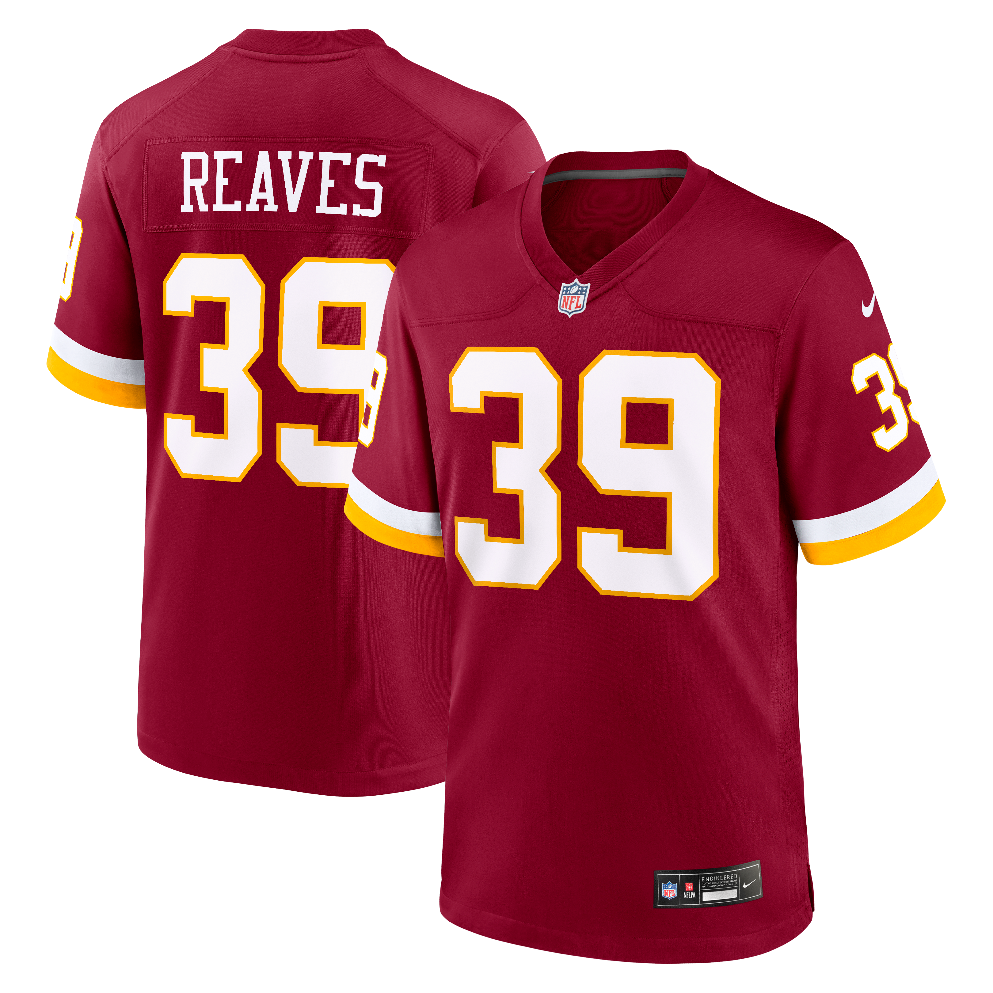 Jeremy Reaves Washington Commanders Game Super Bowl Era Jersey - Burgundy
