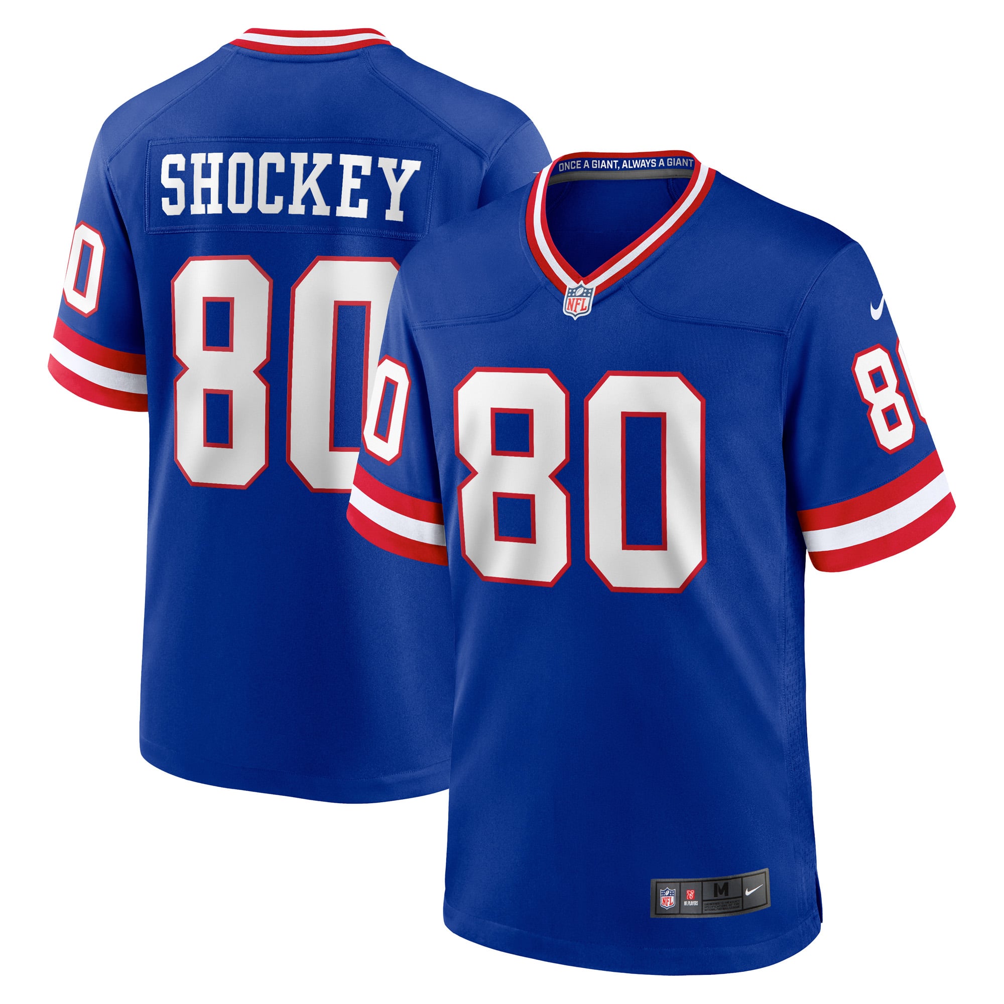 Jeremy Shockey New York Giants Retired Player Alternate Game Jersey - Royal - Image 2