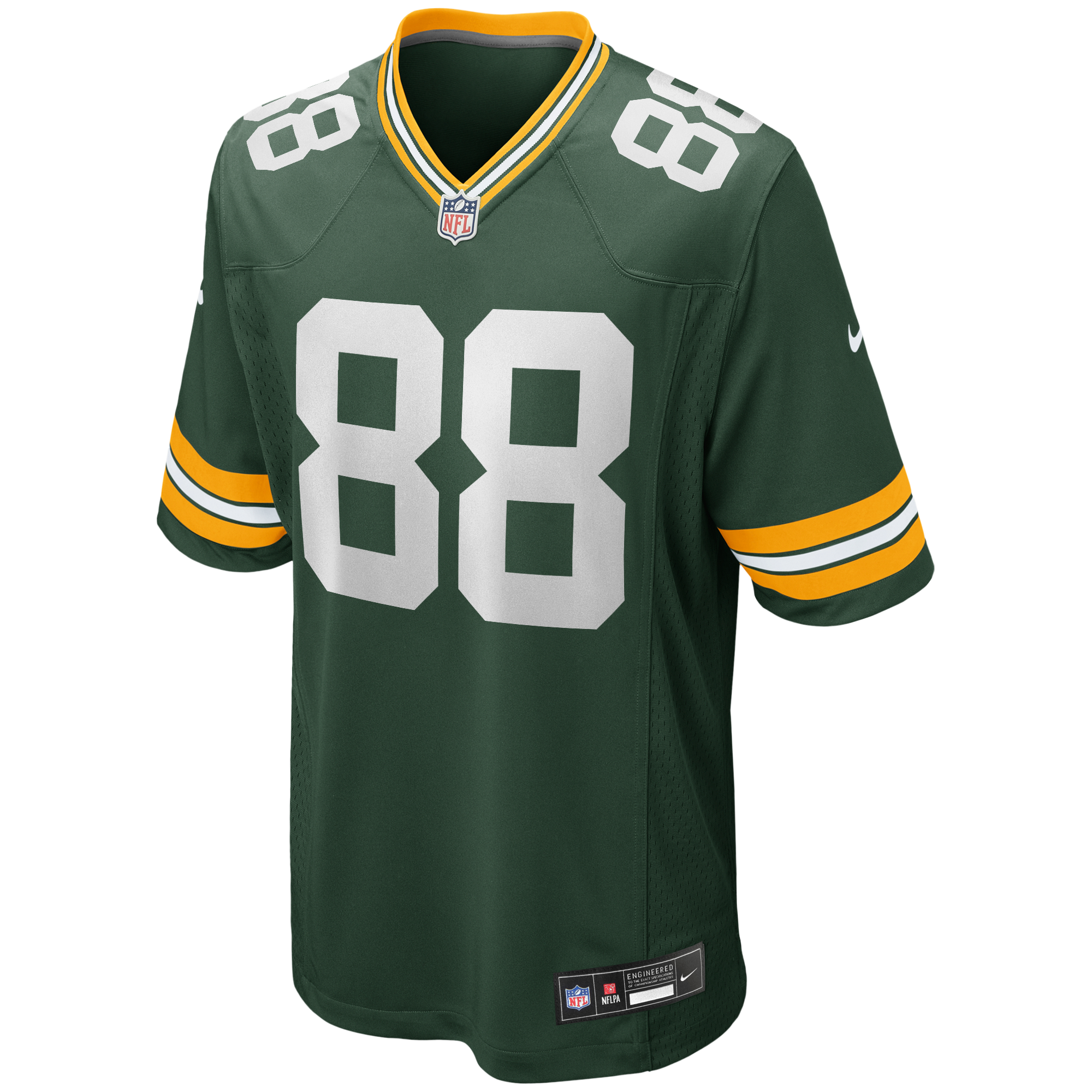 Jermichael Finley Green Bay Packers Game Retired Player Jersey - Green - Image 3