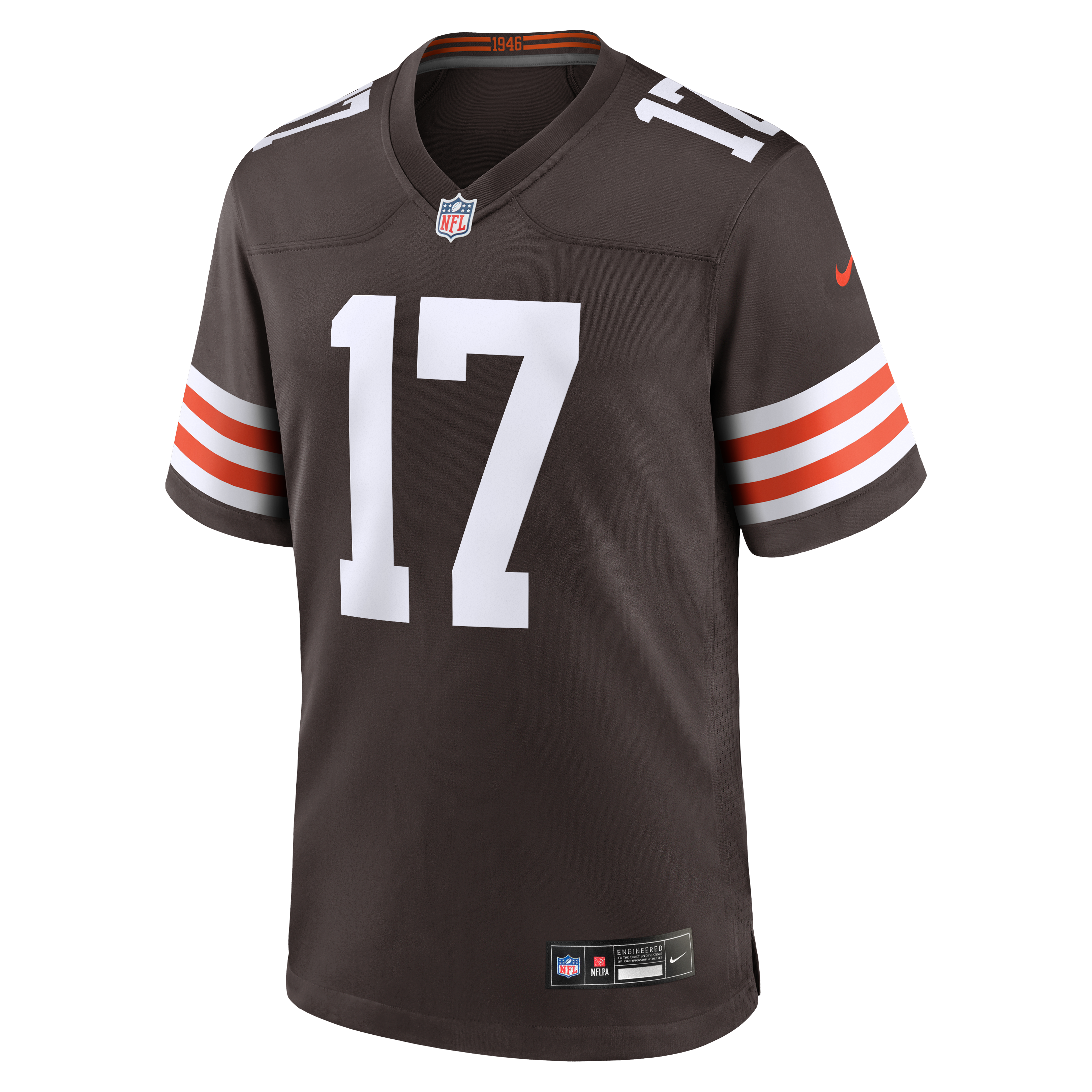 Jerome Baker Cleveland Browns Team Game Jersey - Brown - Image 3