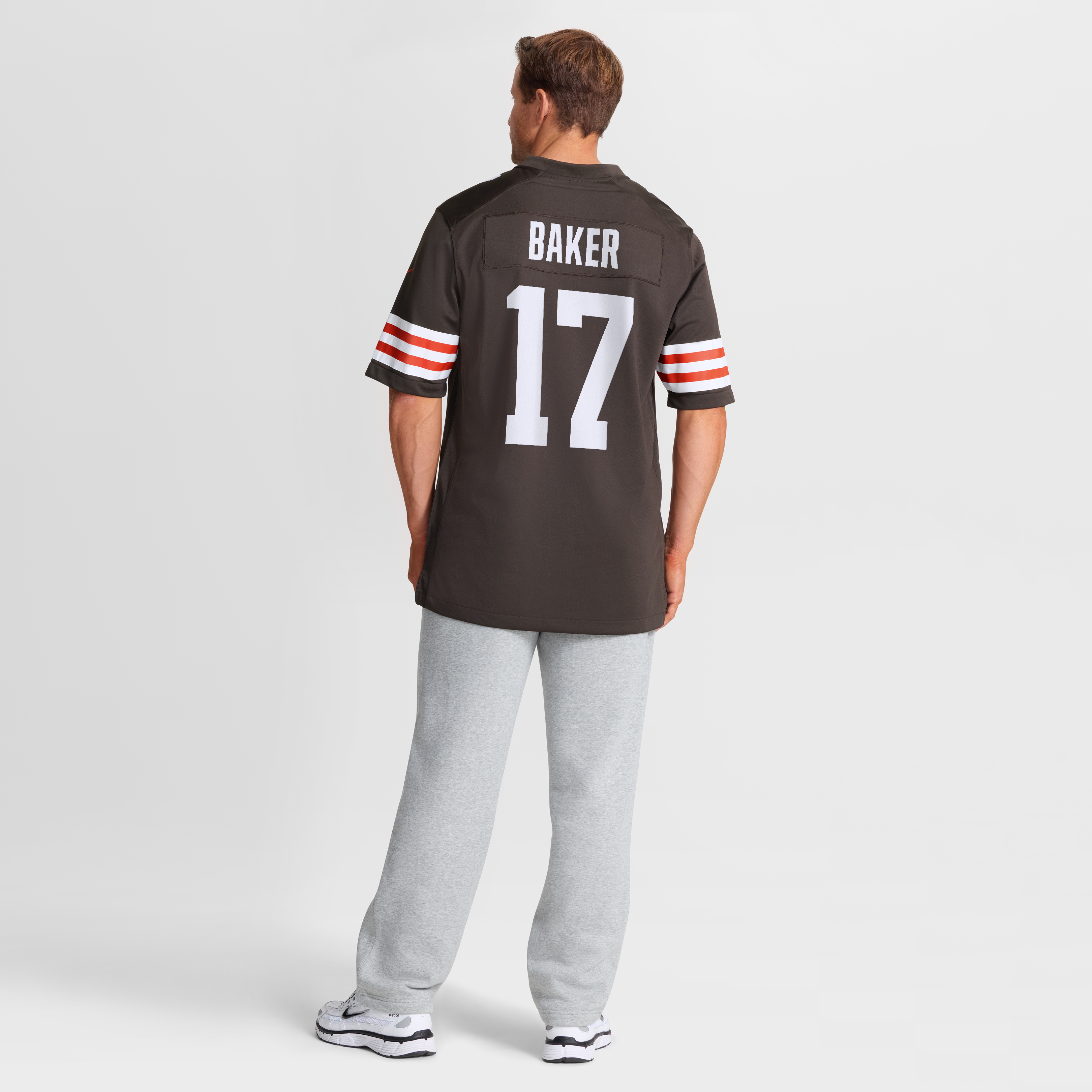 Jerome Baker Cleveland Browns Team Game Jersey - Brown - Image 9