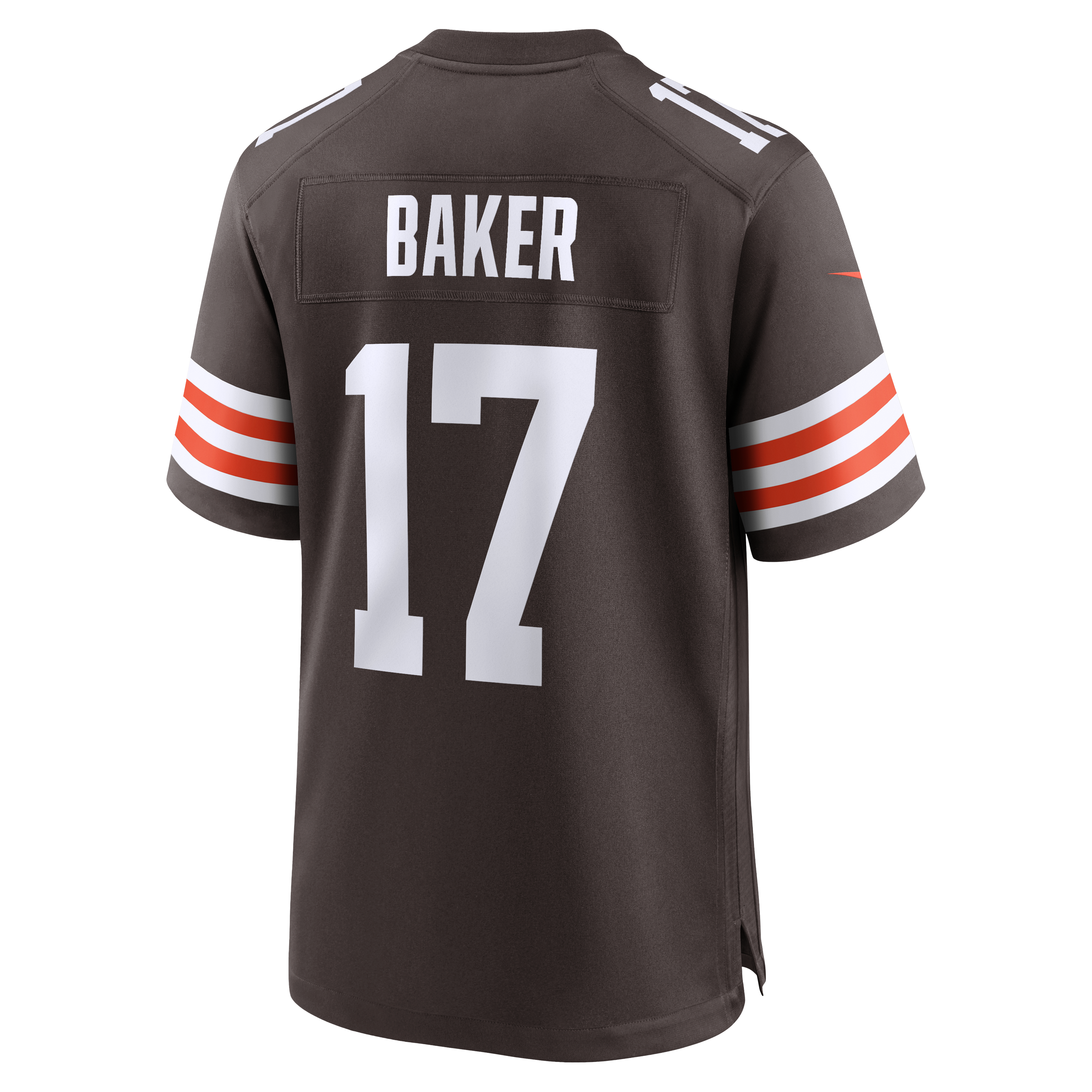 Jerome Baker Cleveland Browns Team Game Jersey - Brown - Image 4